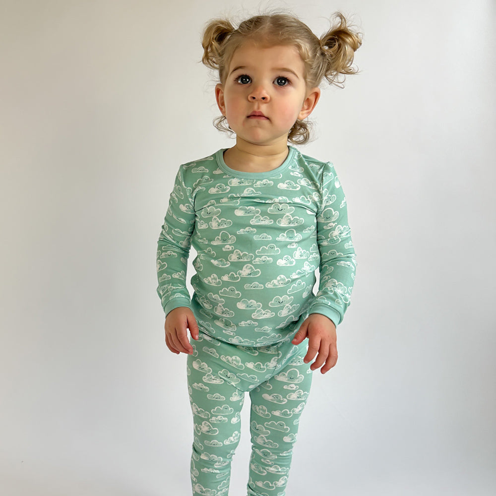 Blue Skies 2-Piece Pajamas Tiny Knot Co.   