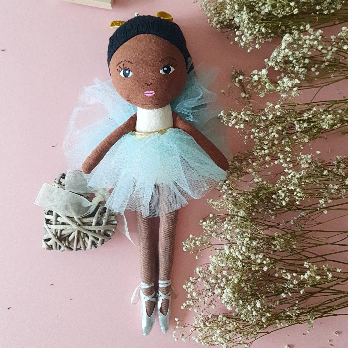 Philly Ballerina Doll - Handmade With Detachable Tutu Skirt Philly & Friends   