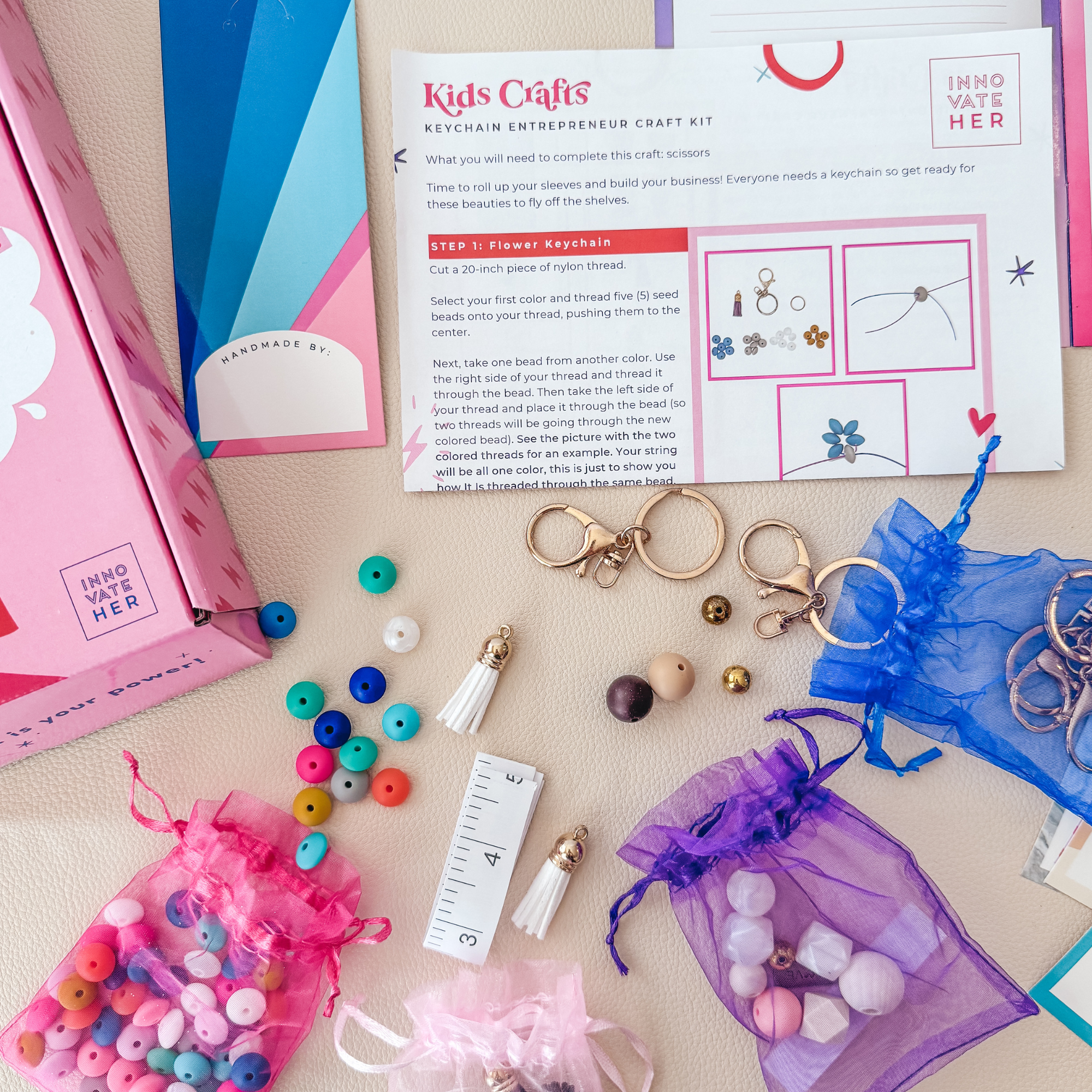 Make & Sell Keychain Business Kids Crafts   