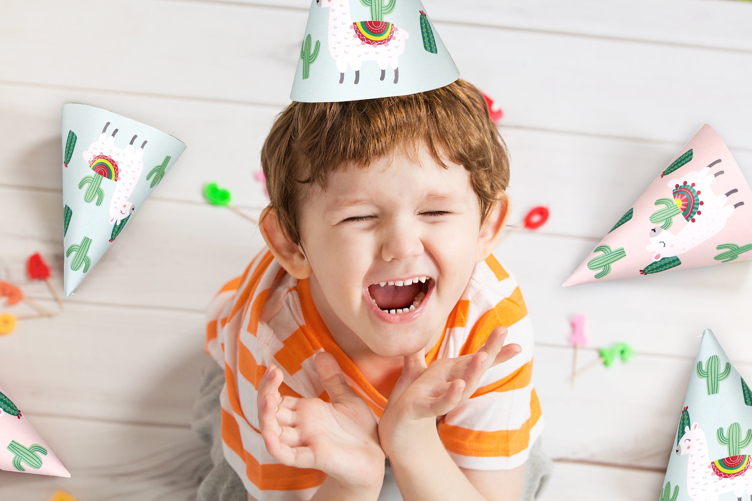 Llama Party Hats - Llama Birthday Hats, 12 Ct Merrilulu   