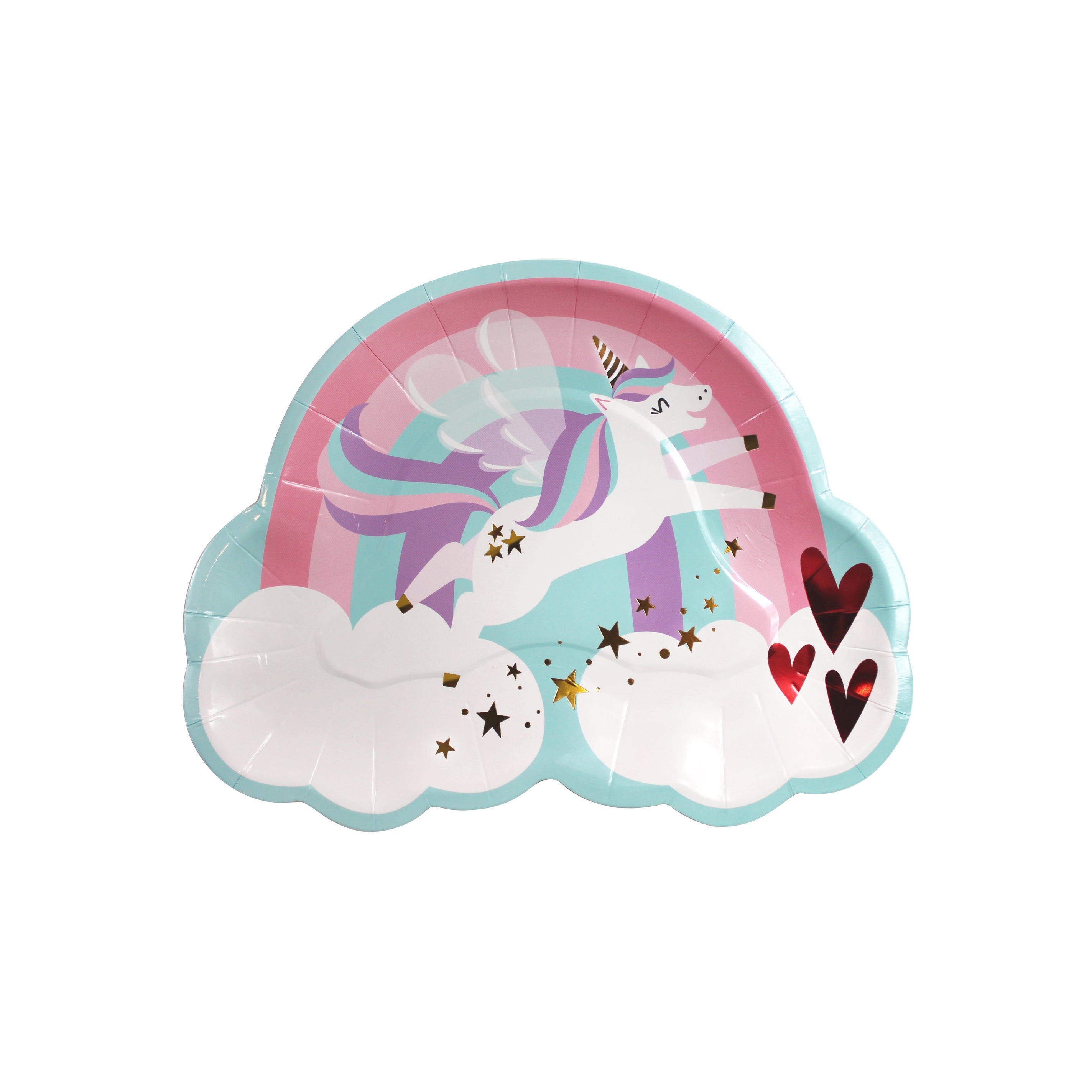 Love Is Magical Unicorn Plates, 12 Ct Merrilulu   