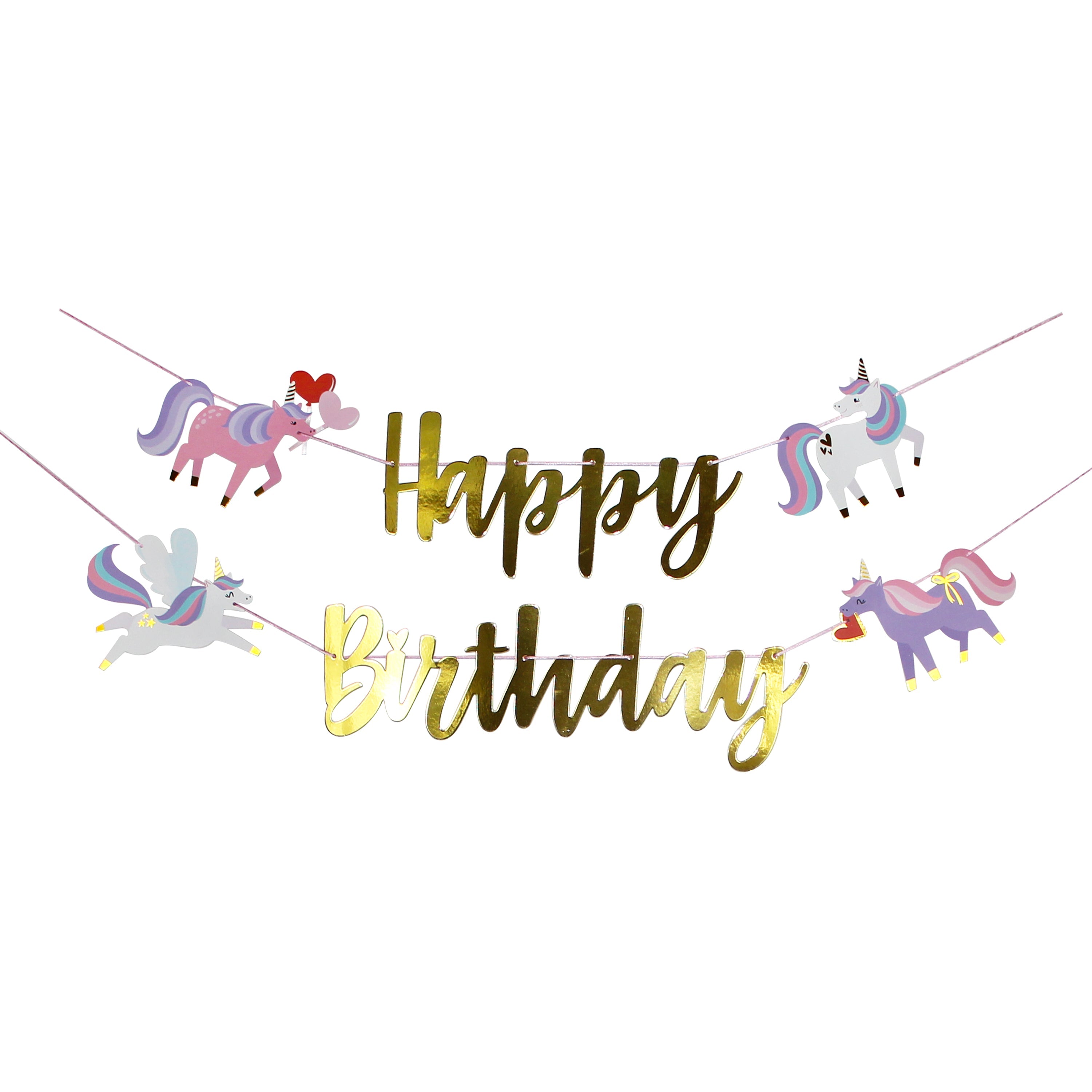 Love Is Magical Unicorn Birthday Banner Merrilulu   