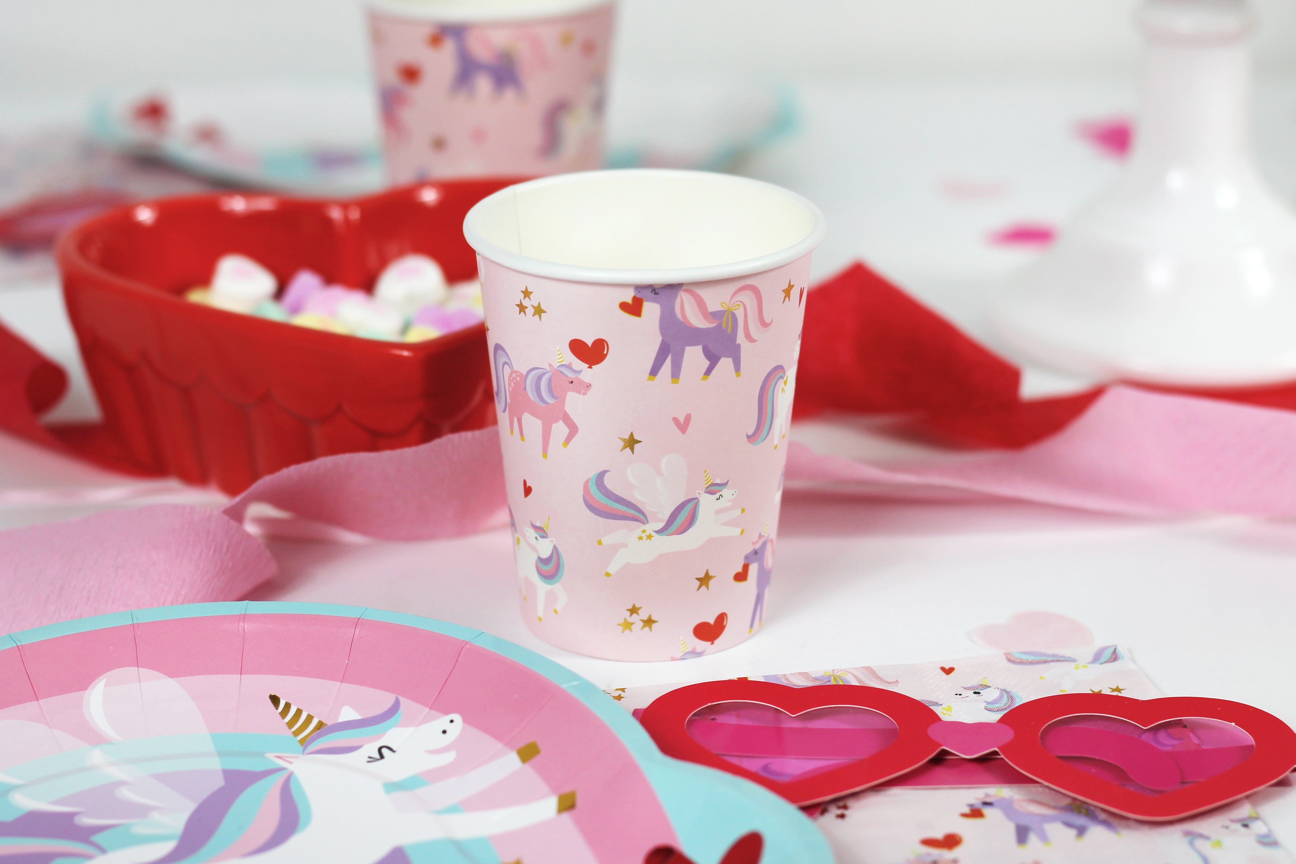 Love Is Magical Unicorn Cups, 12 Ct Merrilulu   