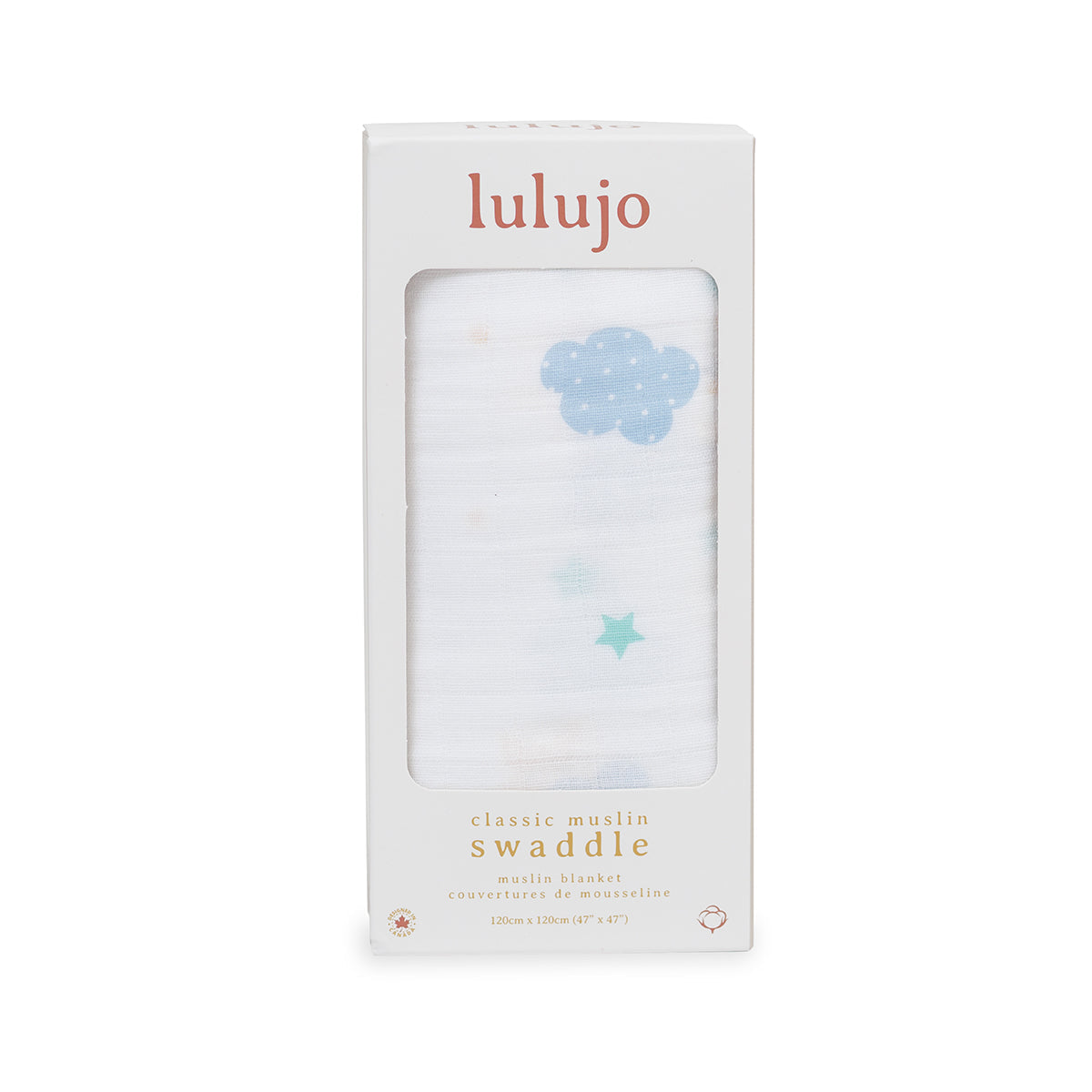 Cotton Muslin Swaddle Lulujo   