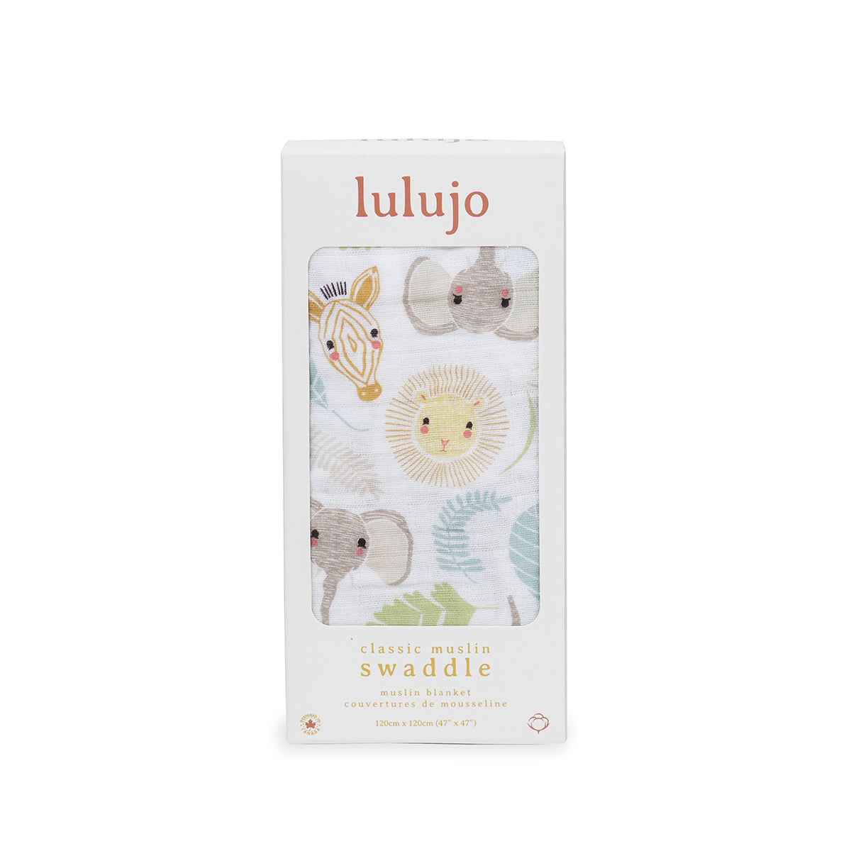 Cotton Muslin Swaddle Lulujo   