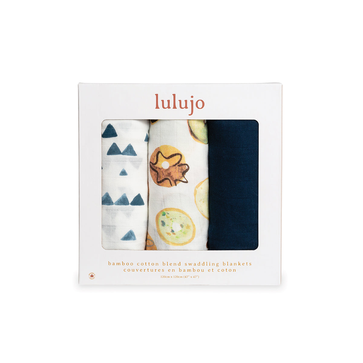 Silky Soft Bamboo Swaddles 3 Pack Lulujo   