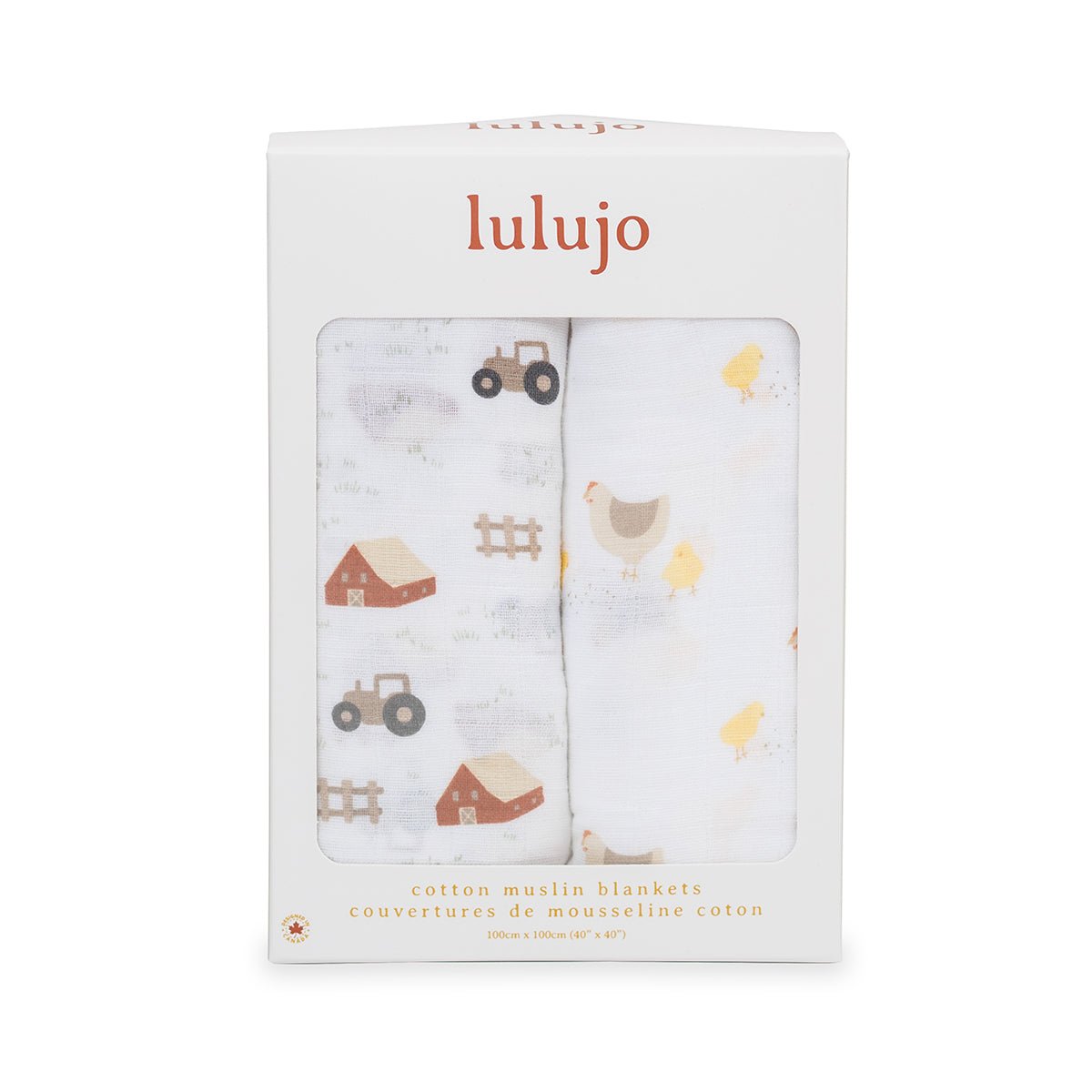 Cotton Swaddle 2 Pack Lulujo   