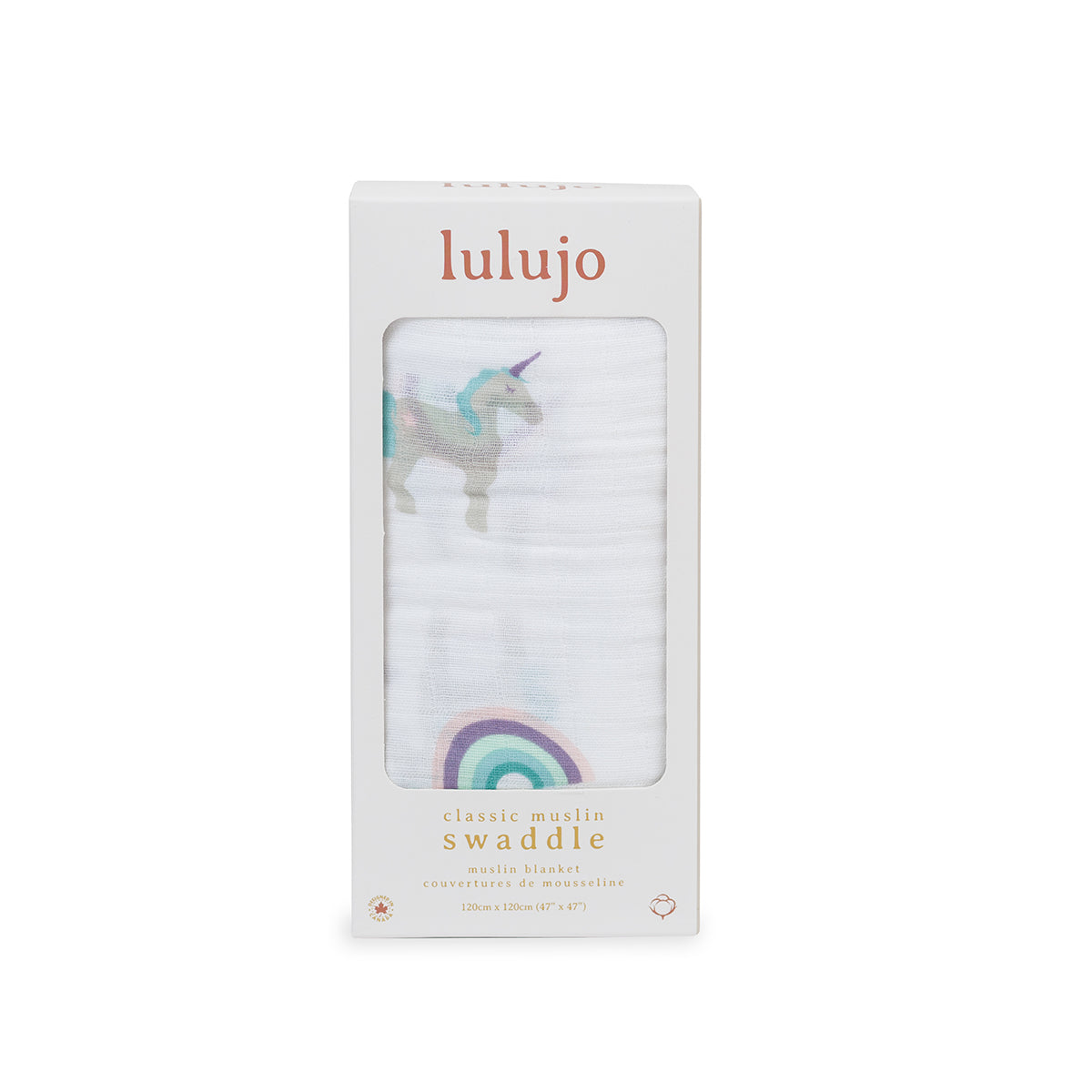 Cotton Muslin Swaddle Lulujo   