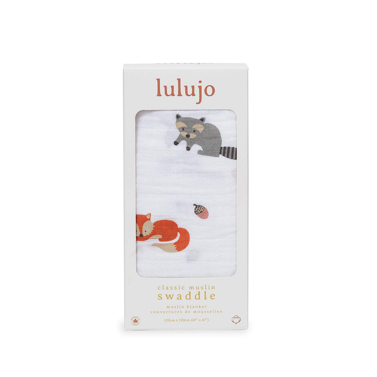 Cotton Muslin Swaddle Lulujo   