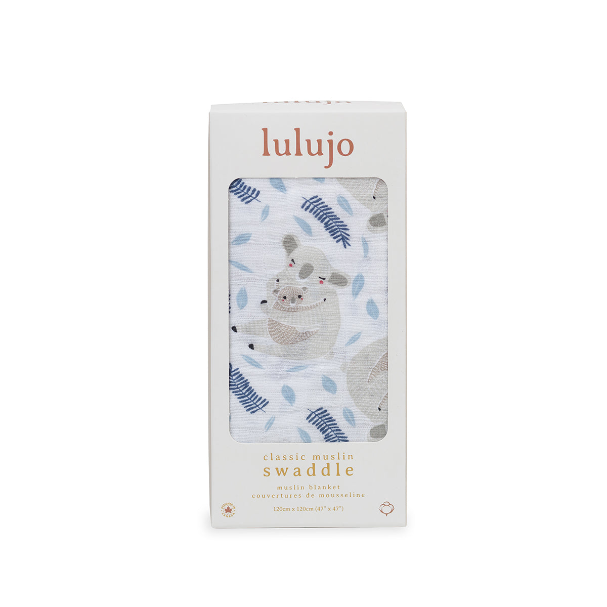 Cotton Muslin Swaddle Lulujo   