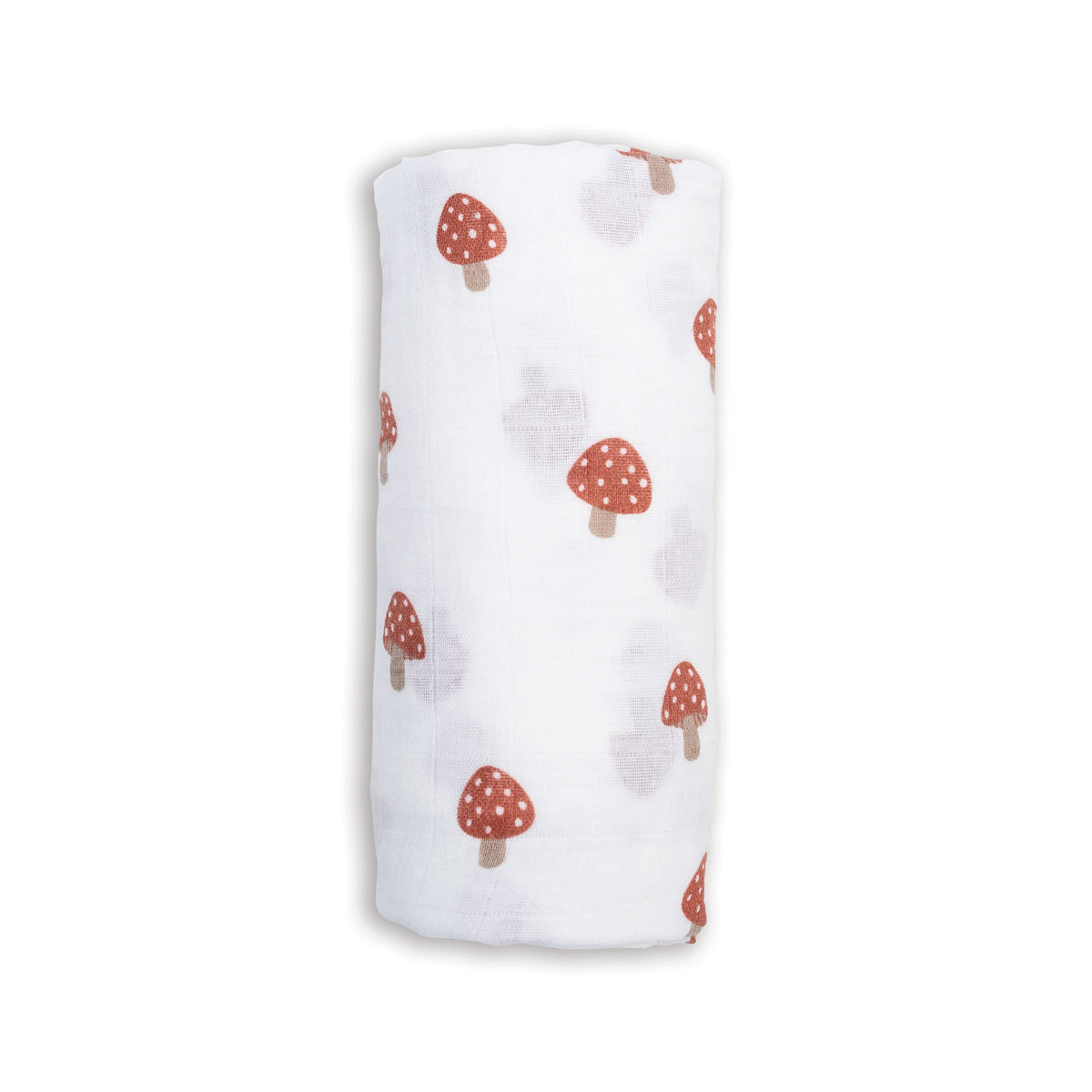 Muslin Swaddle Lulujo Mushroom  