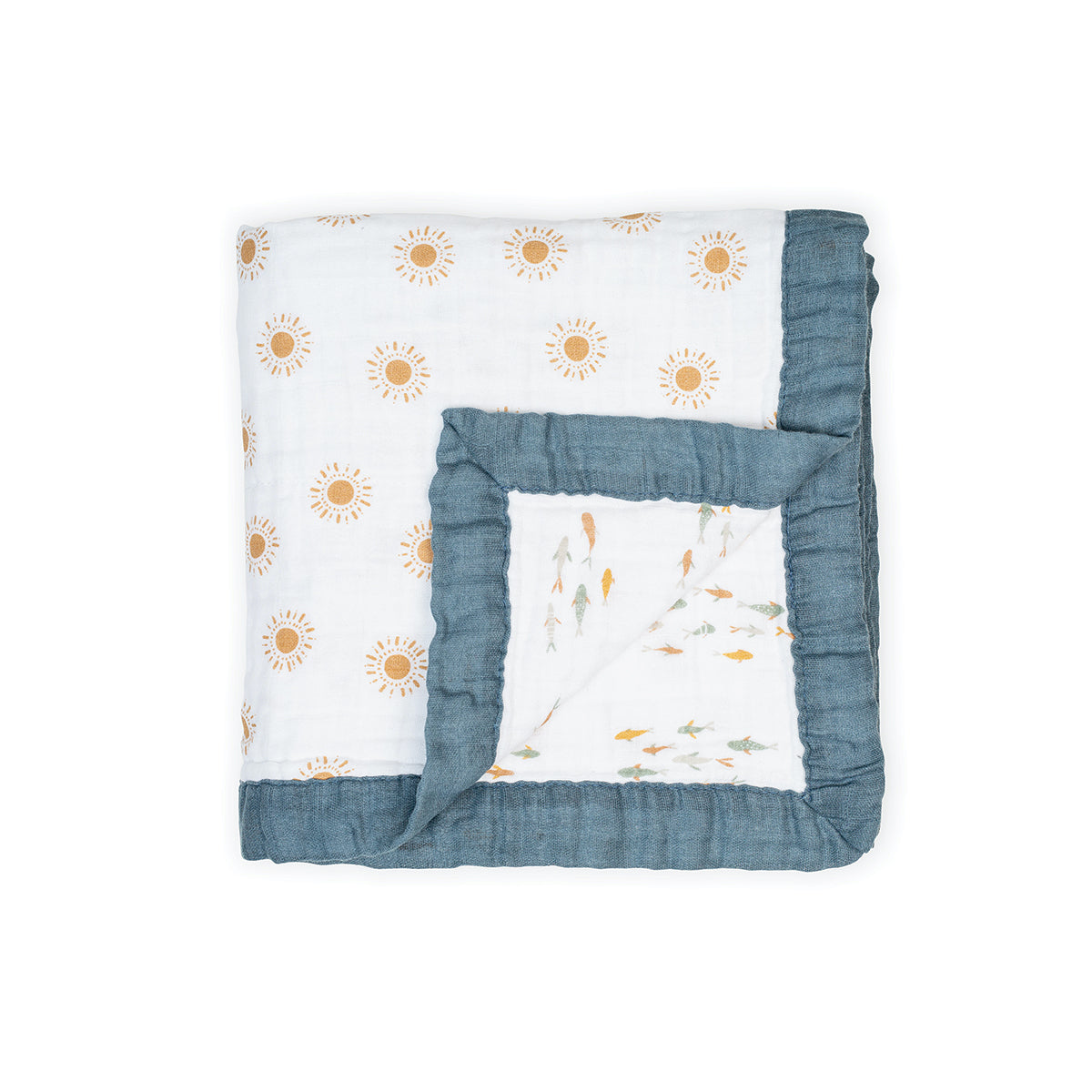 Classic Quilt Lulujo Fish & Sun  