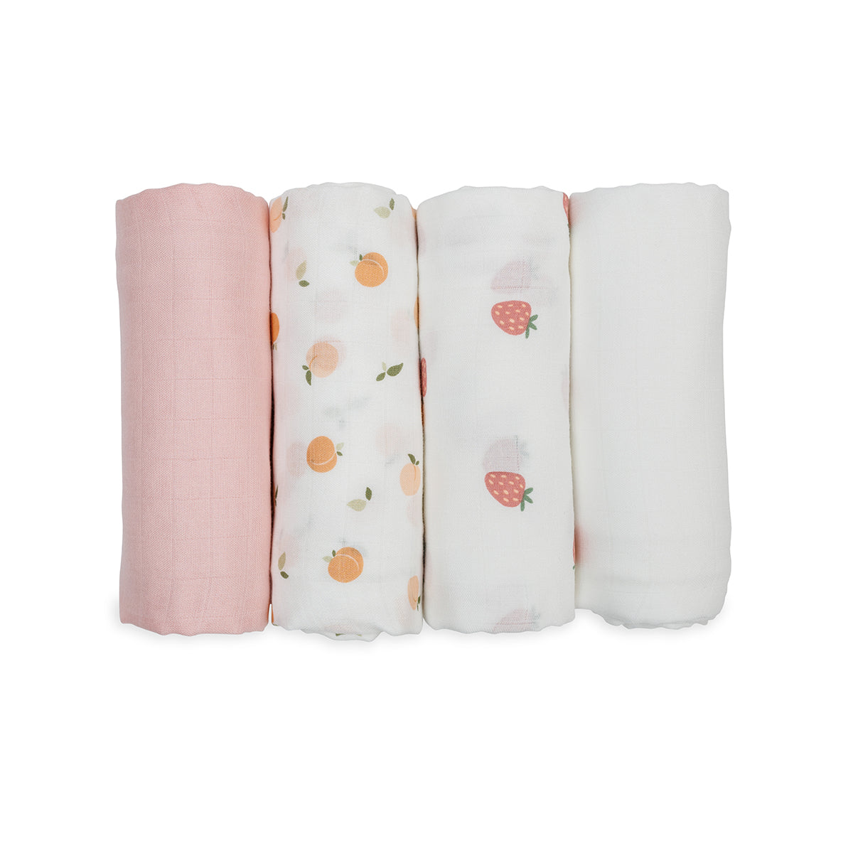 Breathable Bamboo Muslin Swaddle Blankets (4-Pack) - Gentle on Baby's Skin Lulujo   