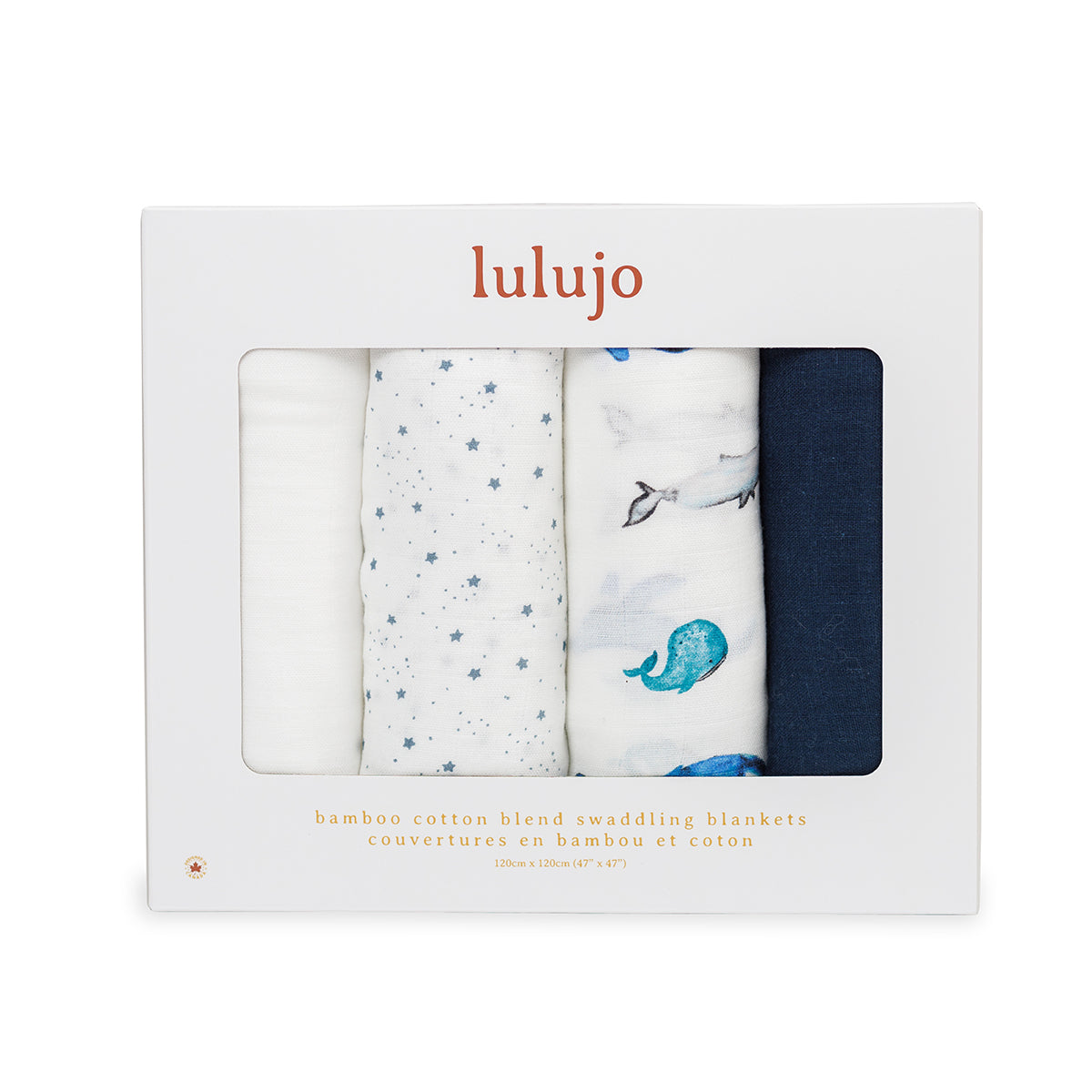 Breathable Bamboo Muslin Swaddle Blankets (4-Pack) - Gentle on Baby's Skin Lulujo   