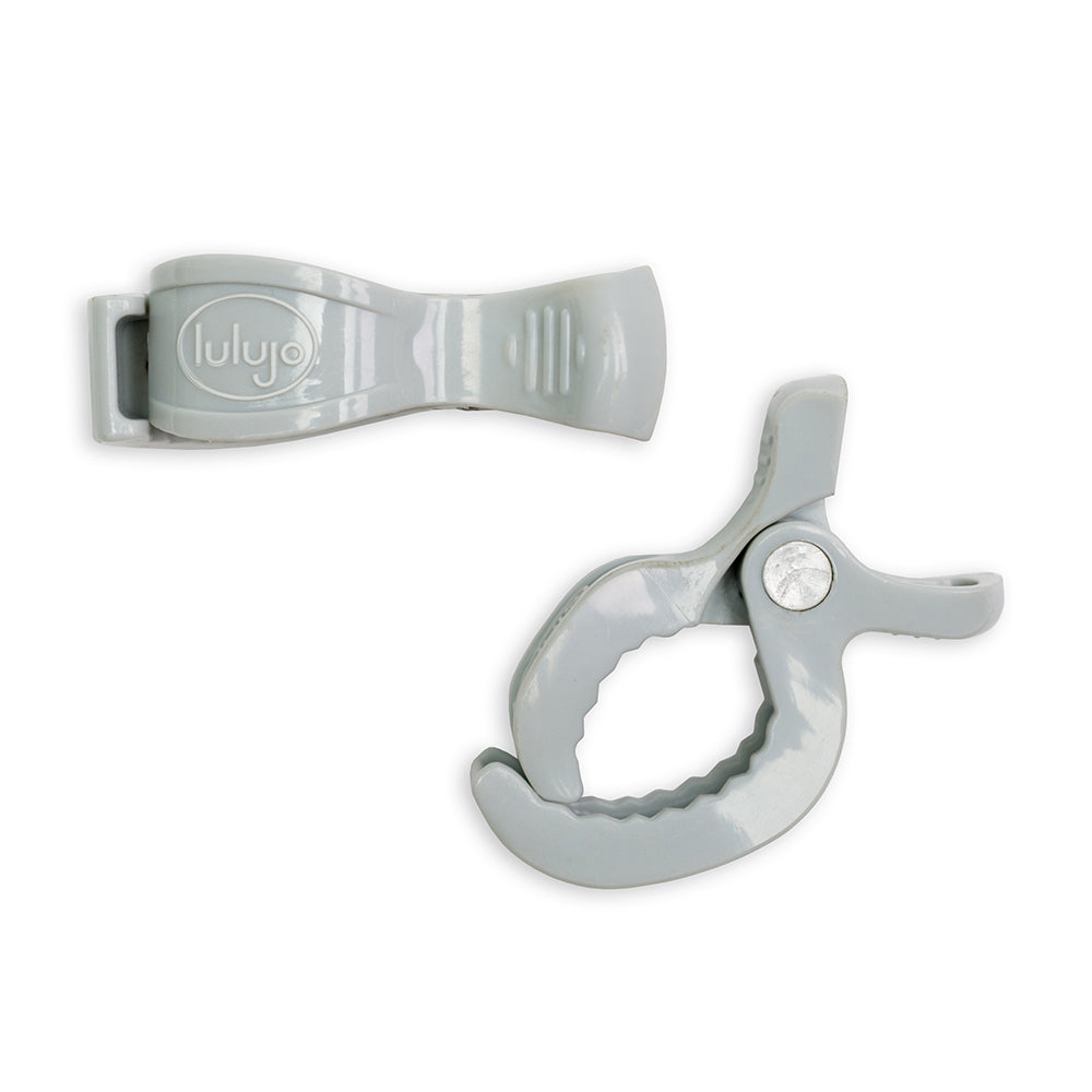 Stroller Clips Lulujo Grey  