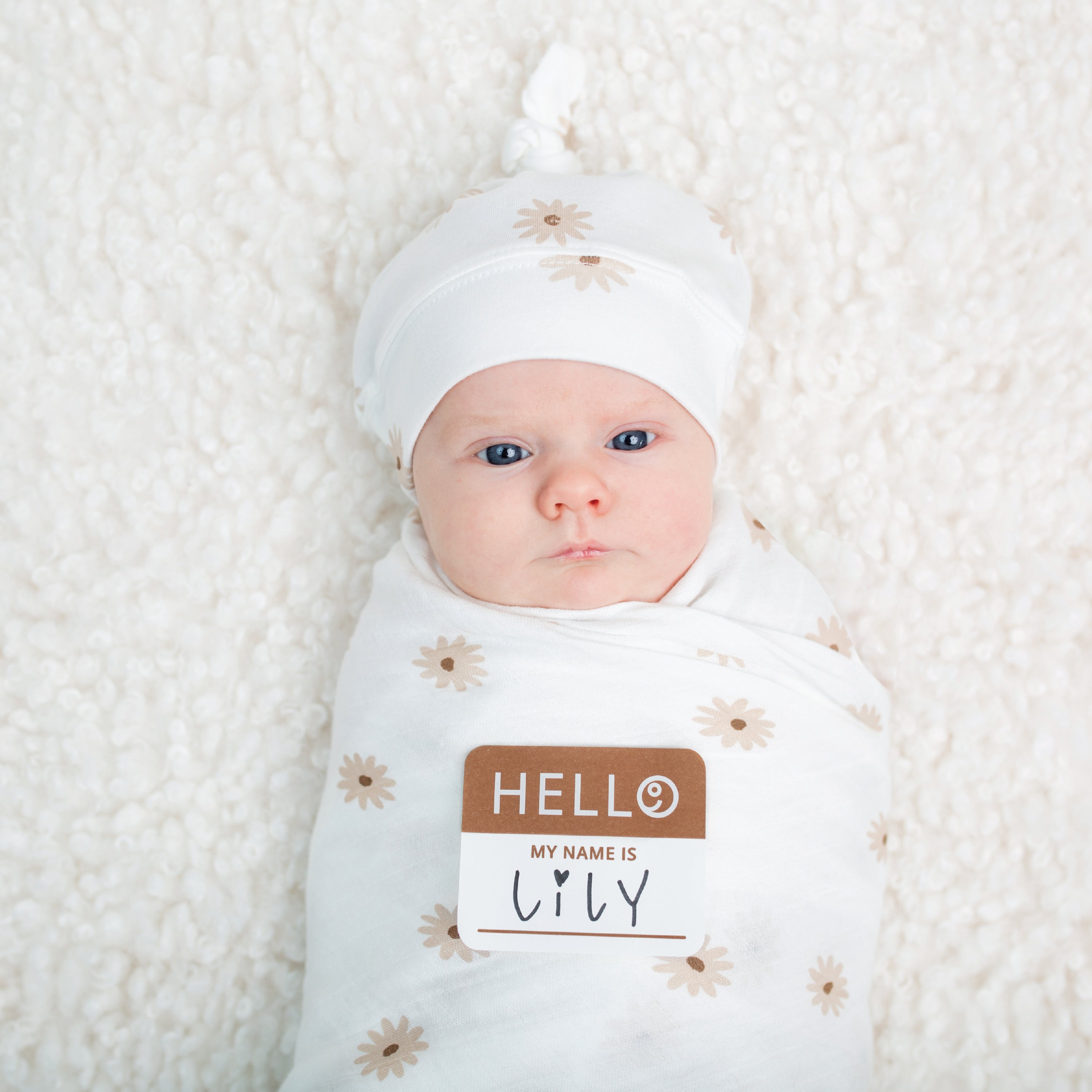 Hat & Swaddle Sets Lulujo   