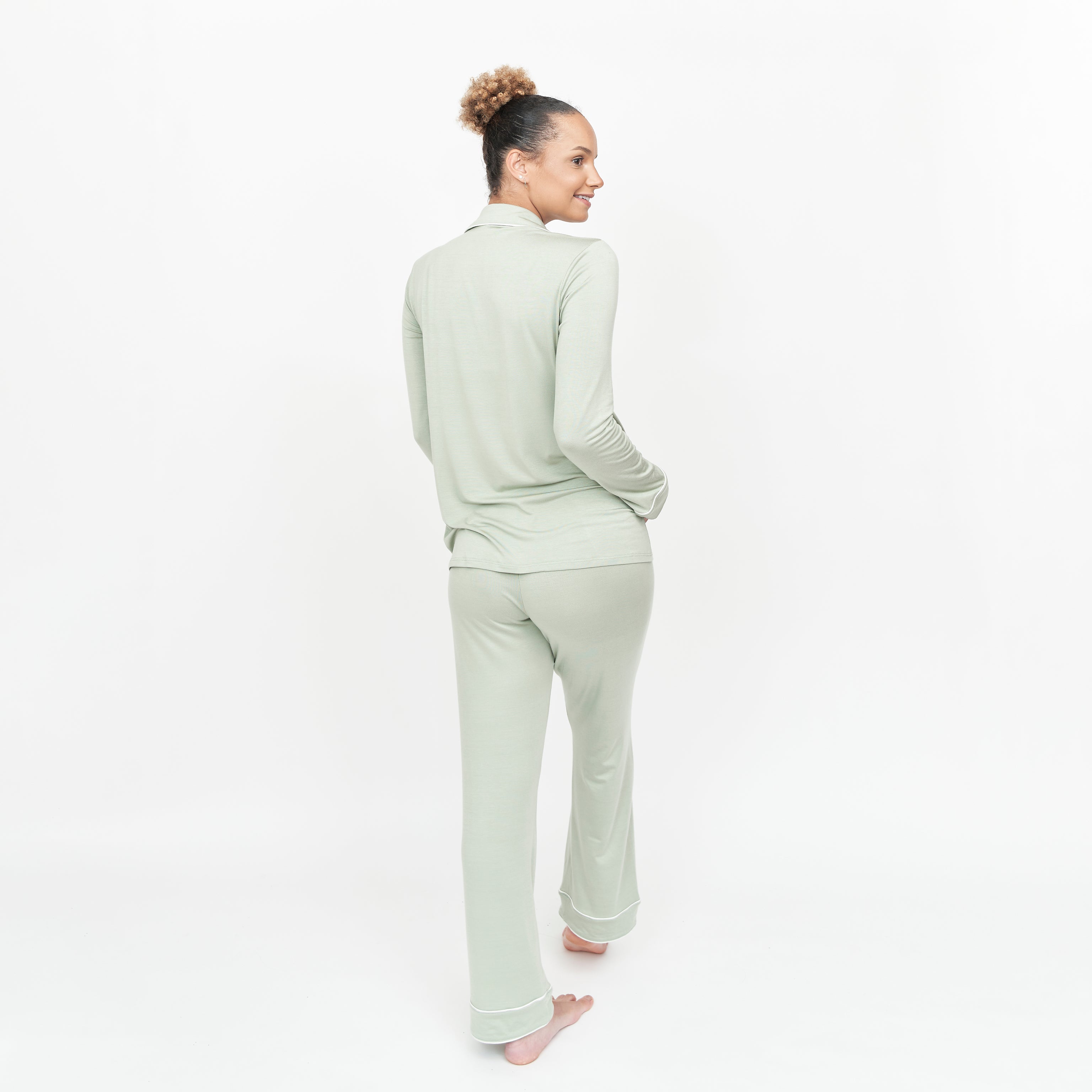 The Sage CloudLuxe Classic Pajama Set Larken   