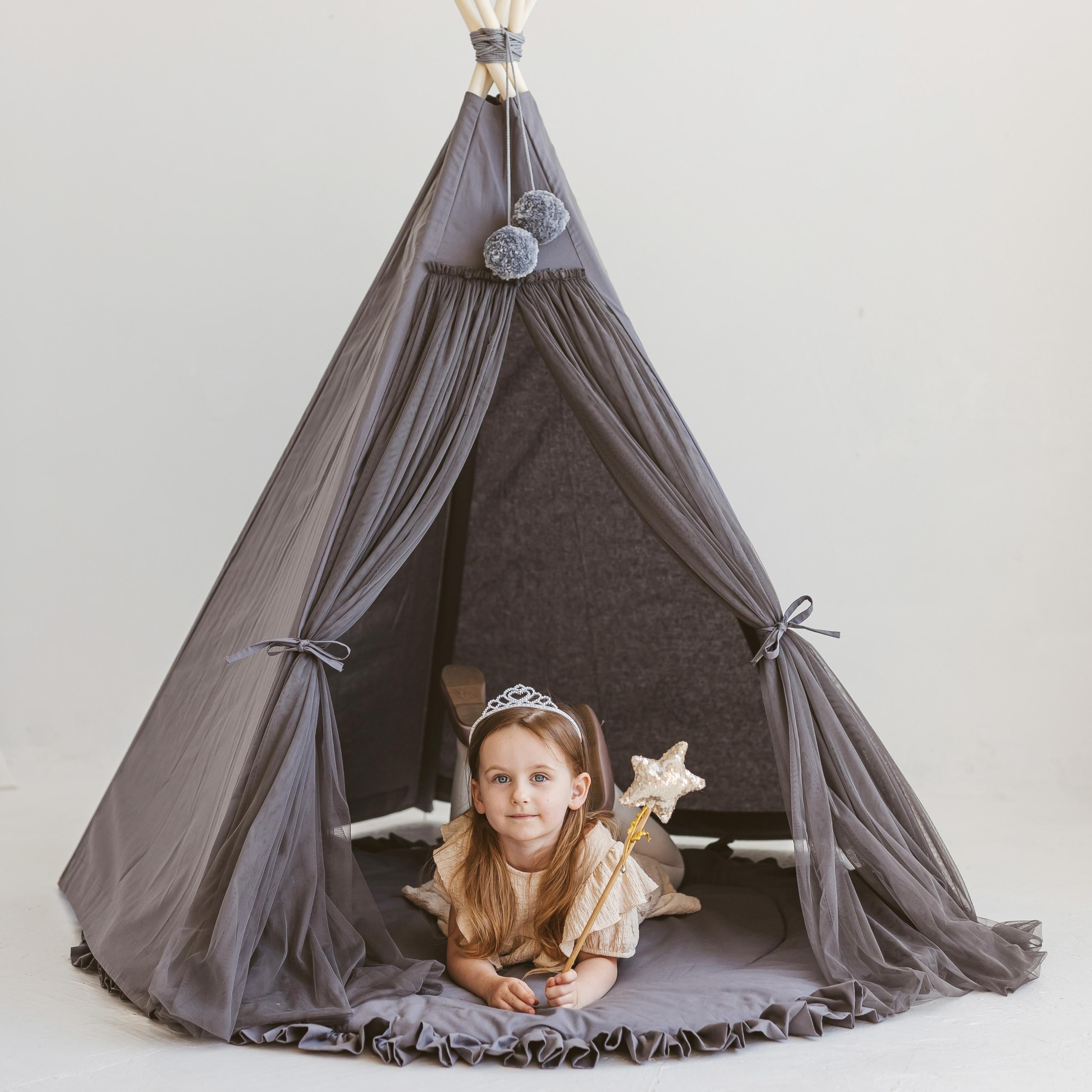 MINICAMP Fairy Kids Play Tent in Grey minicamp   