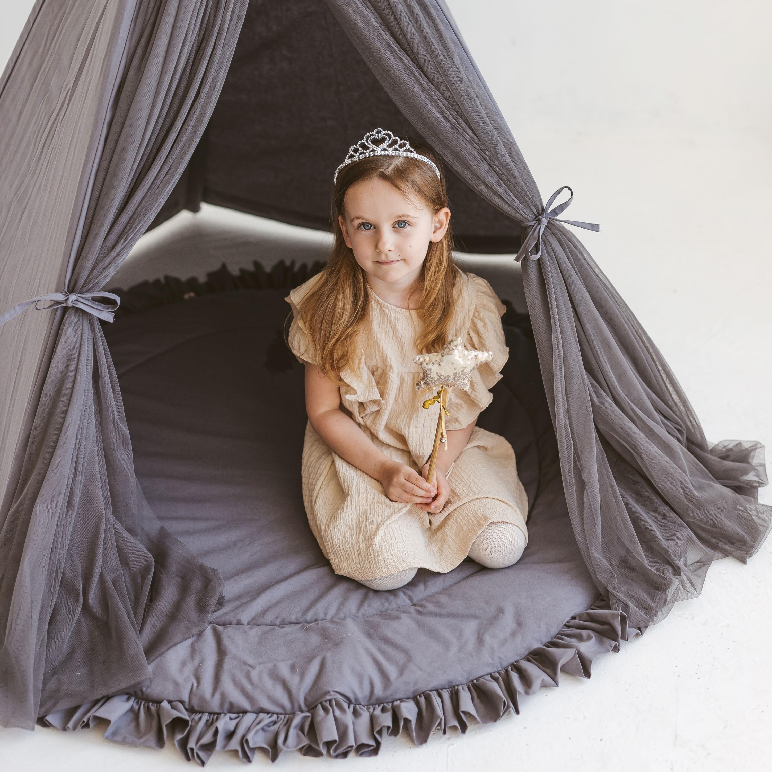 MINICAMP Fairy Kids Play Tent in Grey minicamp   