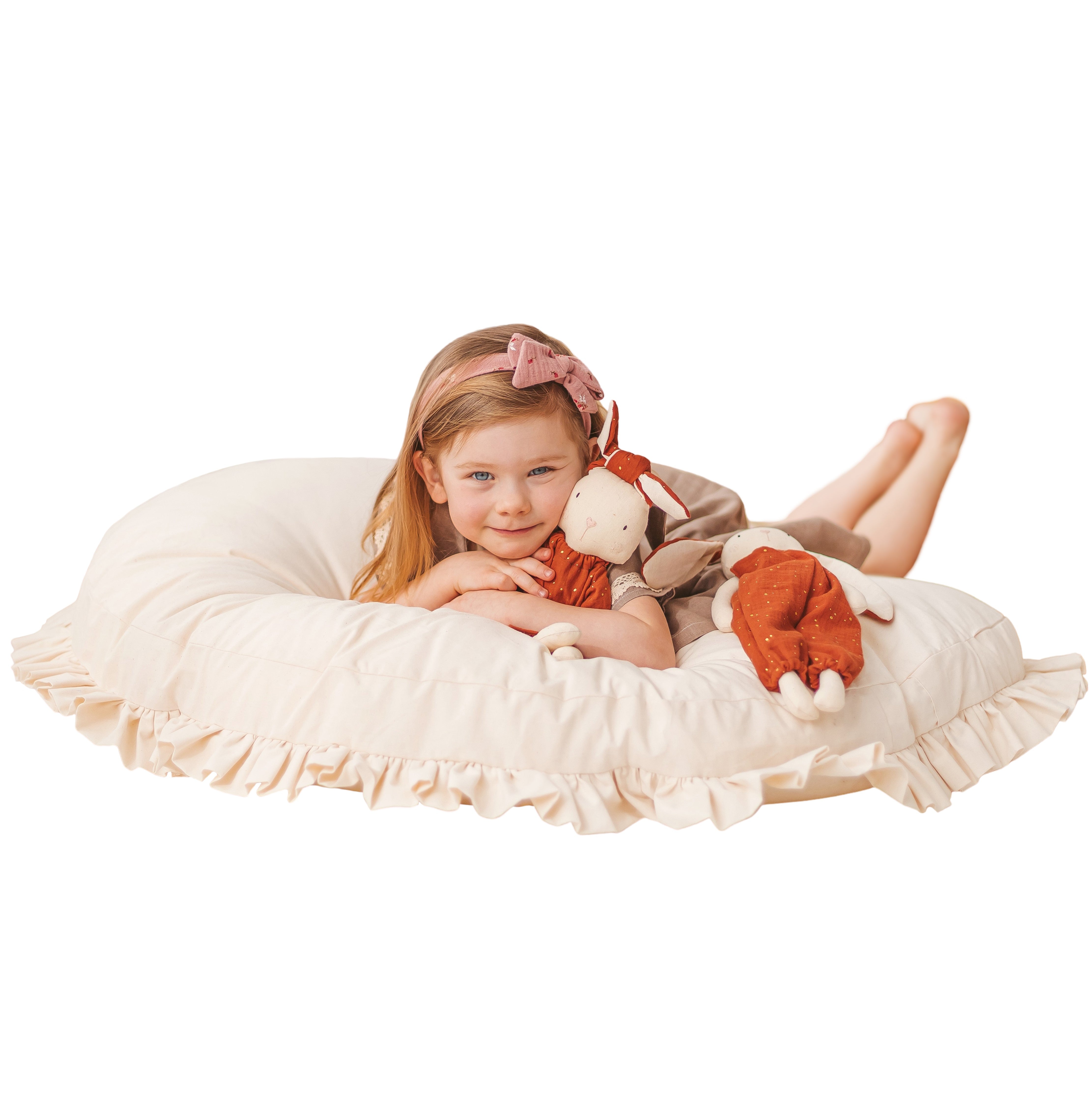 MINICAMP Large Floor Cushion With Ruffles minicamp   