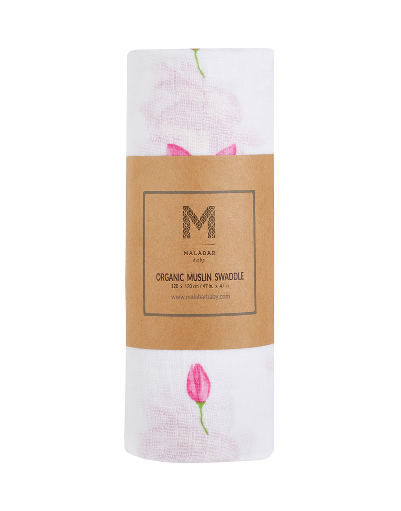 Organic Swaddle - Magical Lotus Malabar Baby   