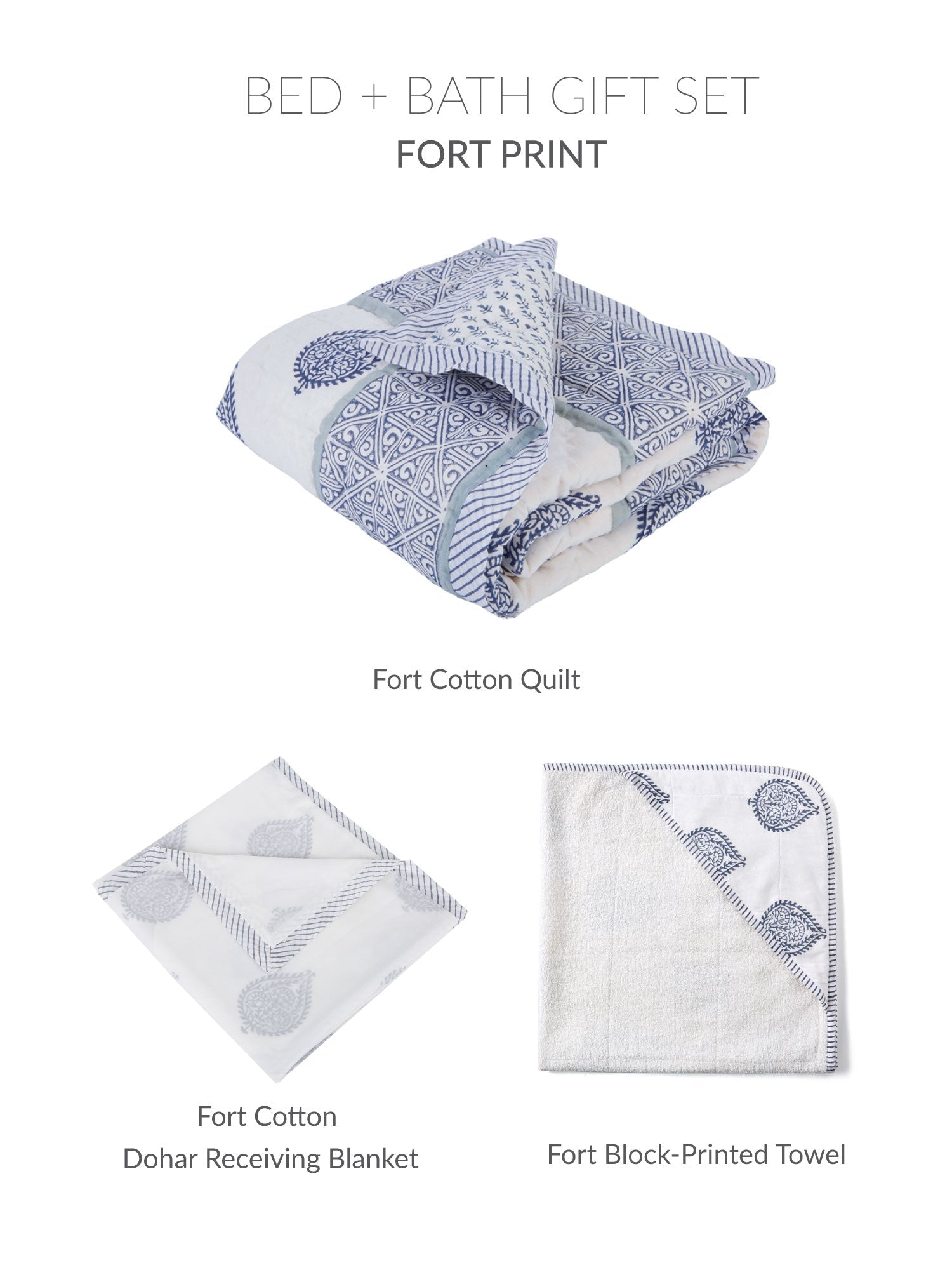 Going Home Newborn Bed + Bath Gift Set Malabar Baby   