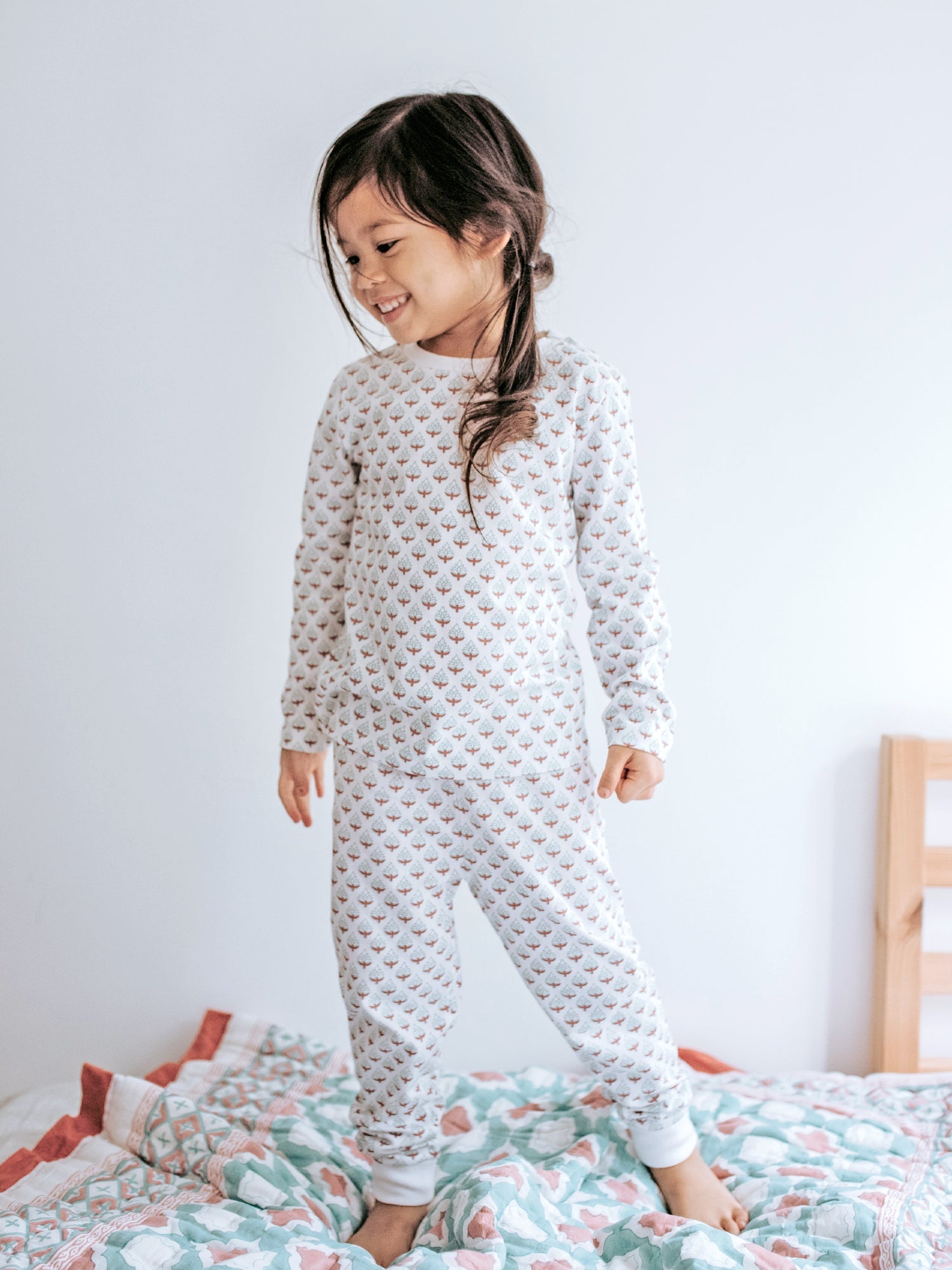 Toddler & Big Kid Cotton Knit PJ Set (Miami) Malabar Baby   