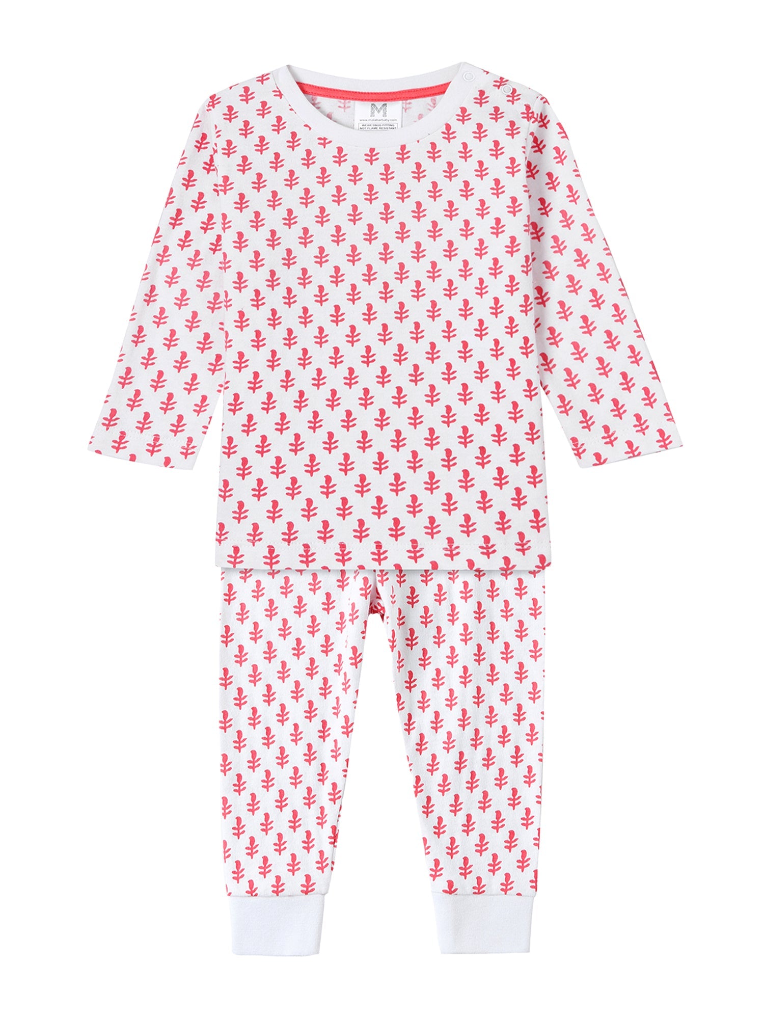 Toddler & Big Kid Cotton Knit PJ Set (Pink City) Malabar Baby   