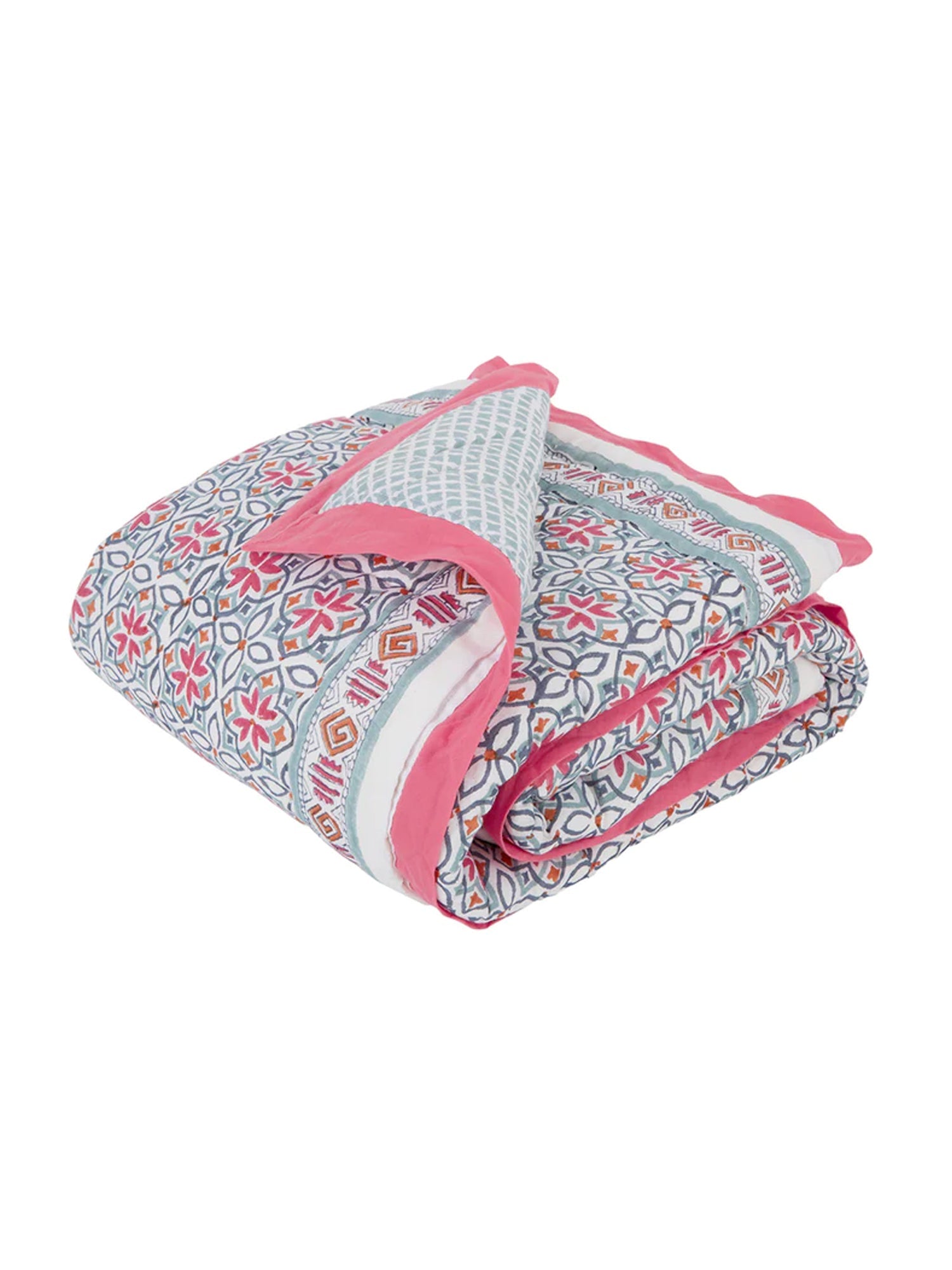 Seminyak Pink Cotton Quilt Malabar Baby   