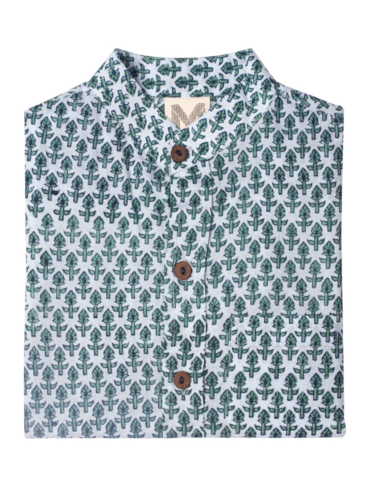 Block Printed Shirts for Boys Malabar Baby Pondicherry 2 Years 