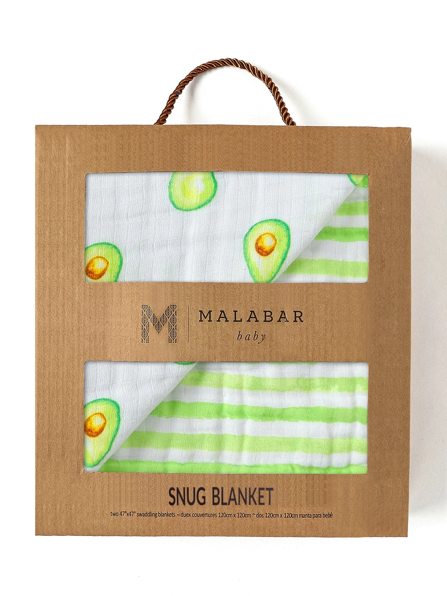 Organic Snug Blanket - Avocado Malabar Baby   