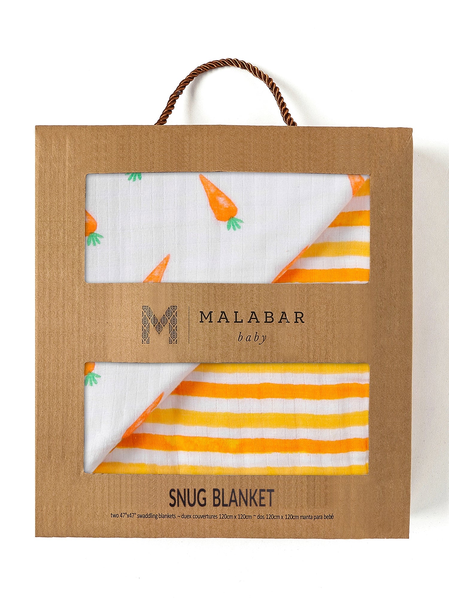 Organic Snug Blanket - Carrots Malabar Baby   