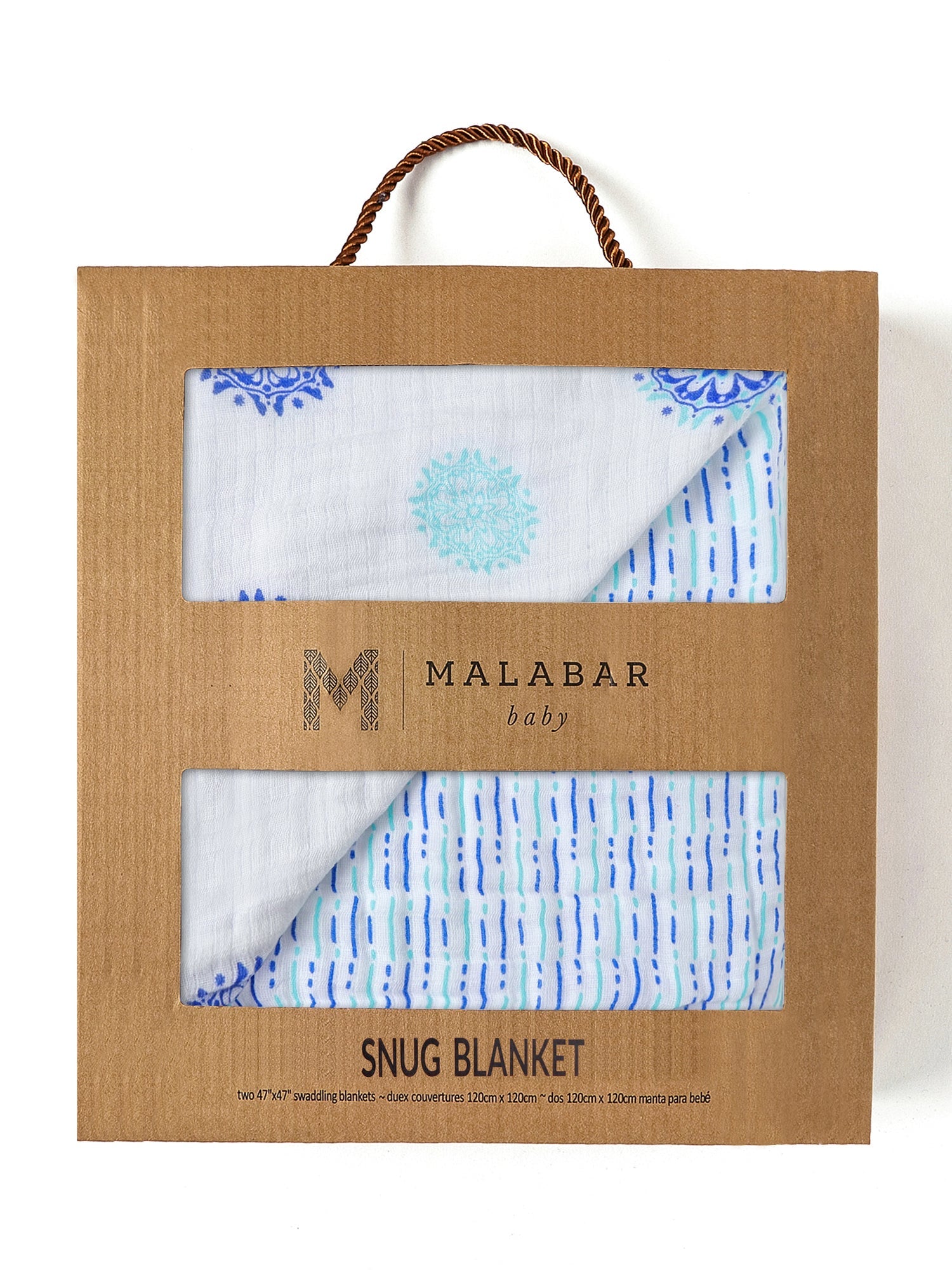 Organic Snug Blanket - Mandala Malabar Baby   