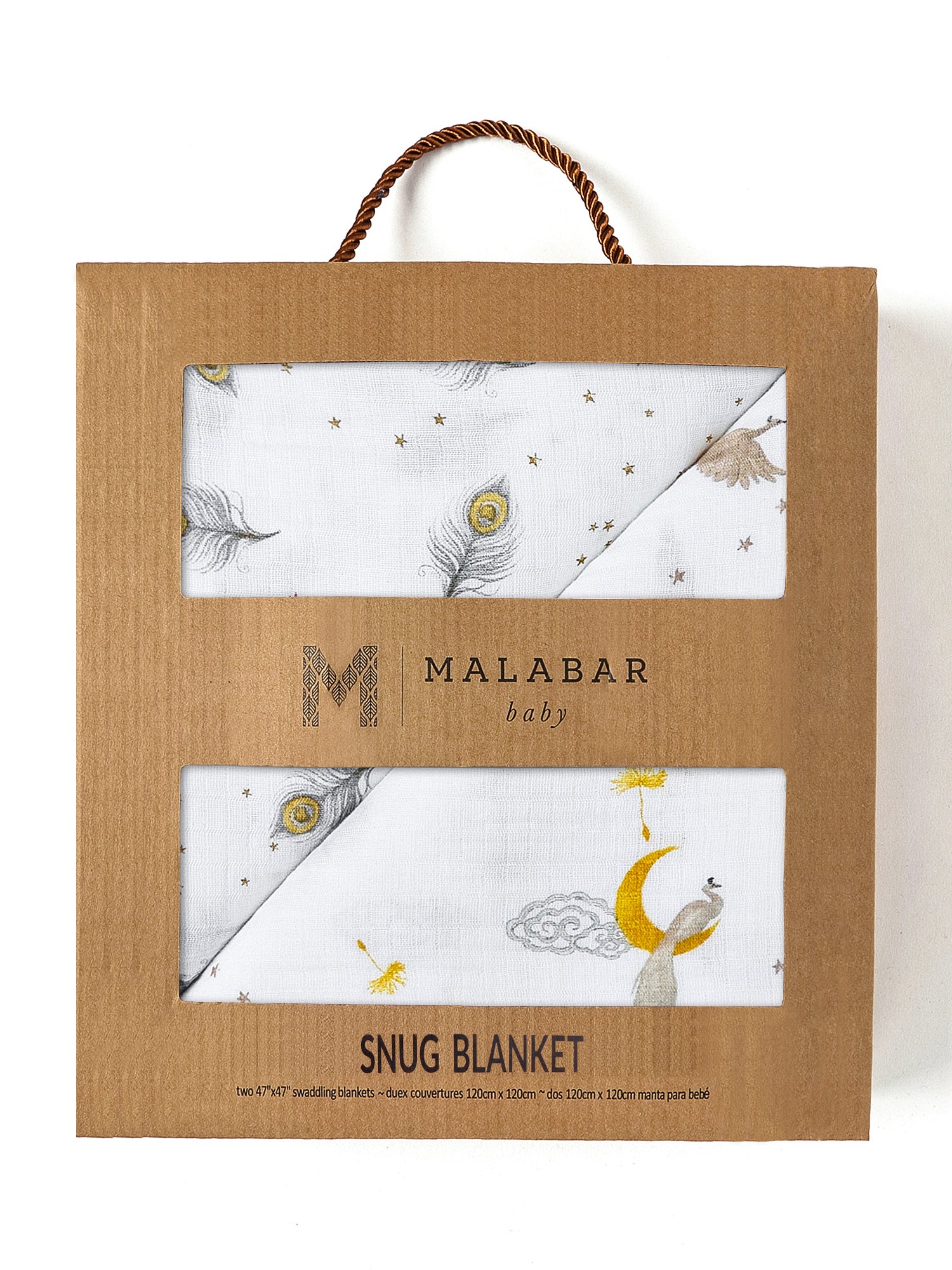 Organic Snug Blanket - Peace on Earth Malabar Baby   