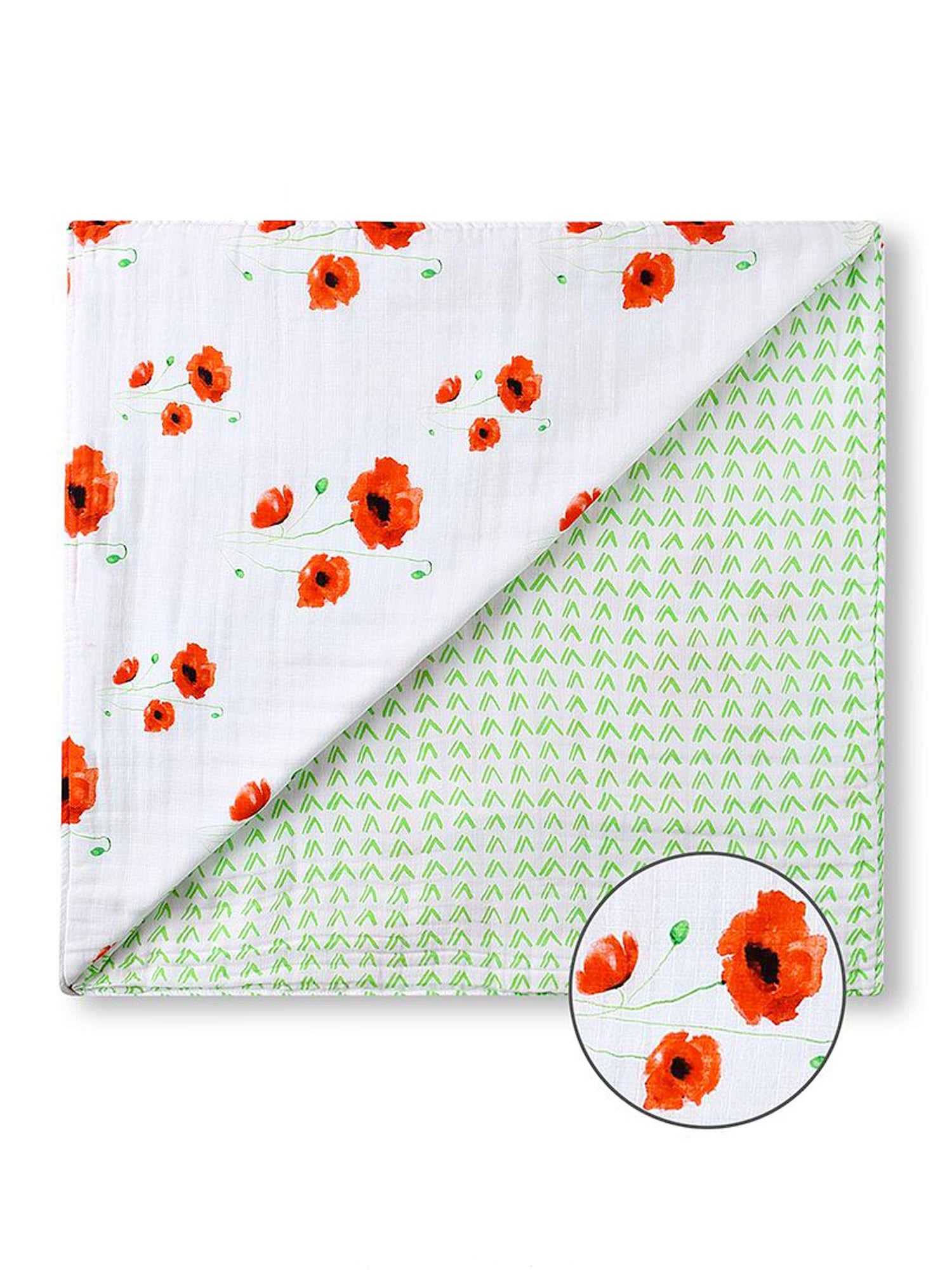 Organic Snug Blanket - Poppy Malabar Baby   