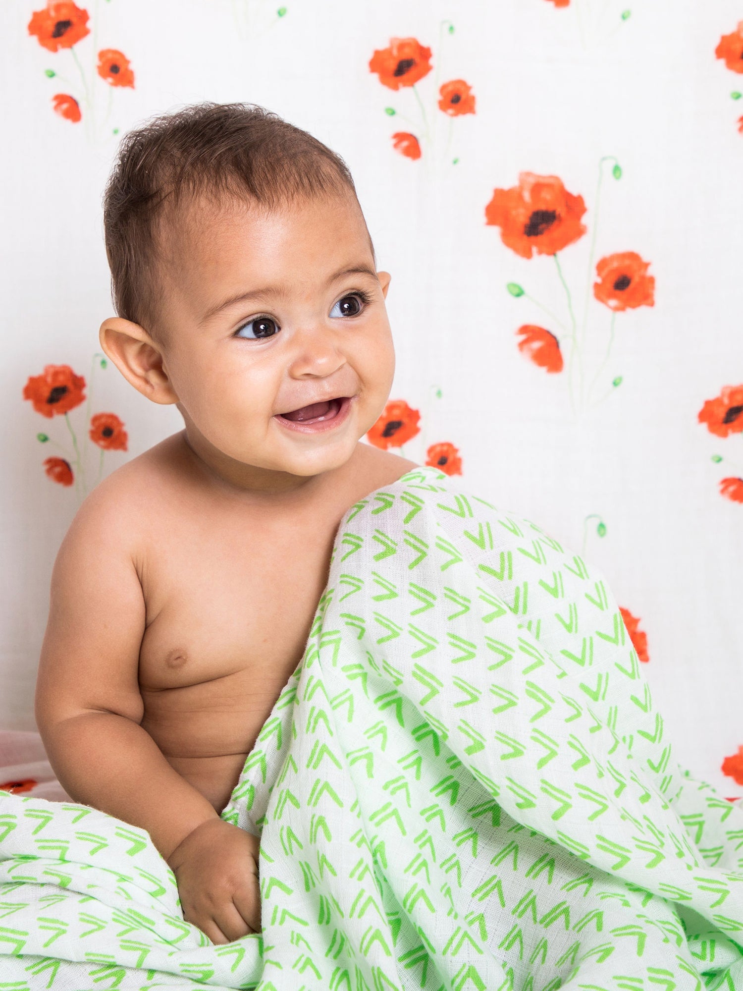 Organic Snug Blanket - Poppy Malabar Baby   