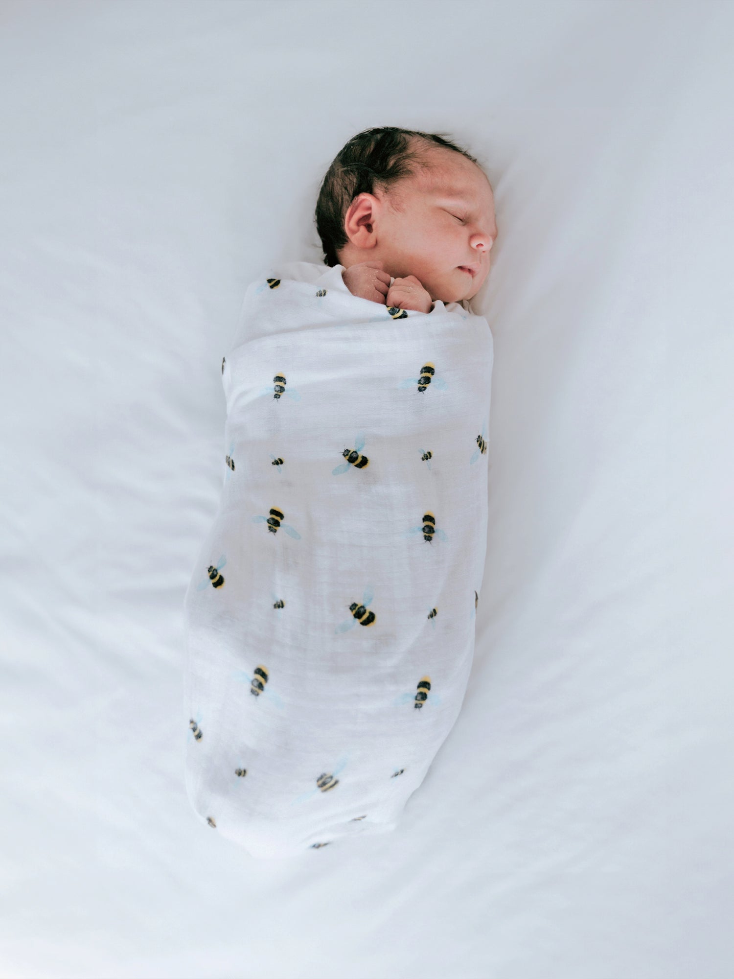 Organic Swaddle - Bee Malabar Baby   