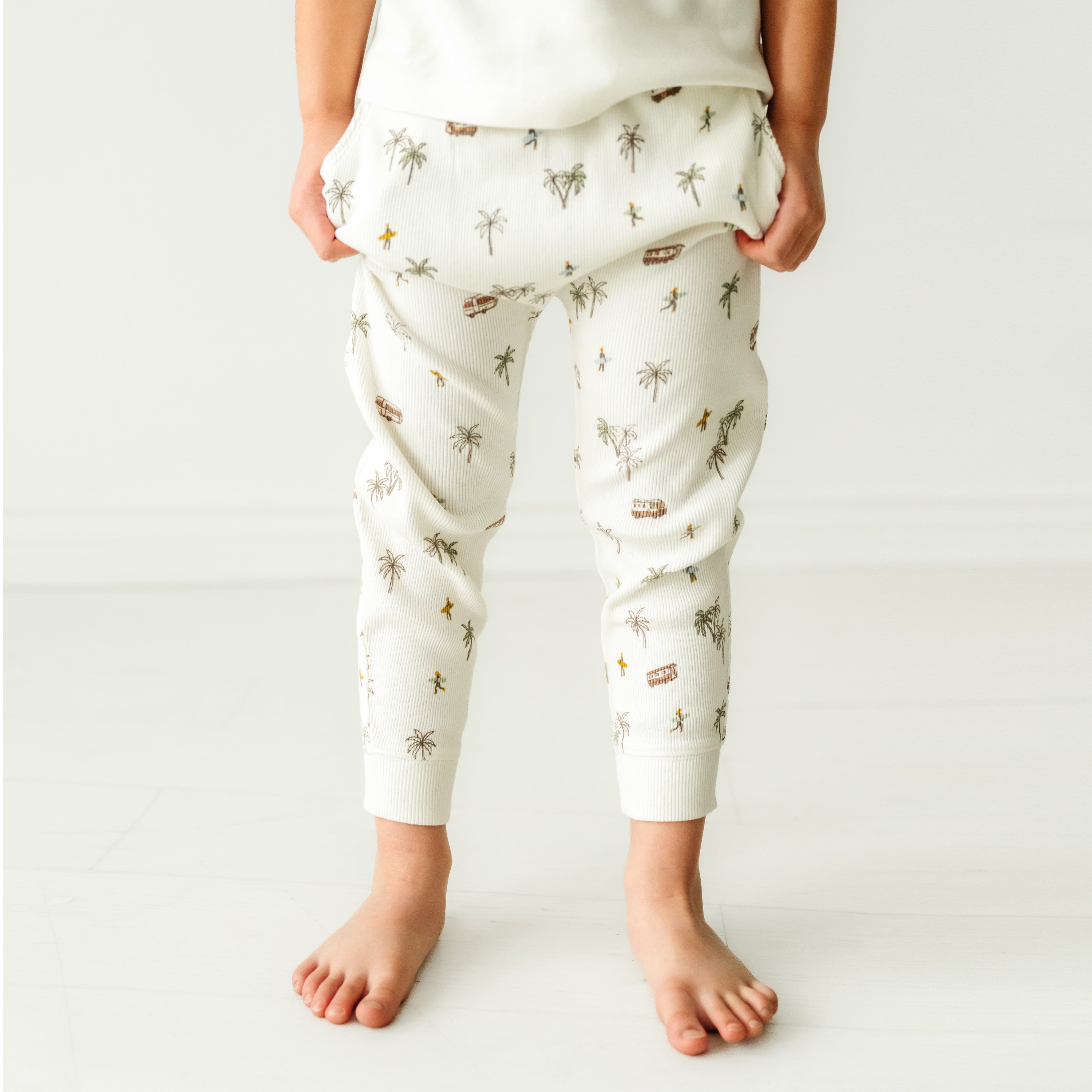 Organic Baby Toddler Harem Pants - Malibu Makemake Organics   