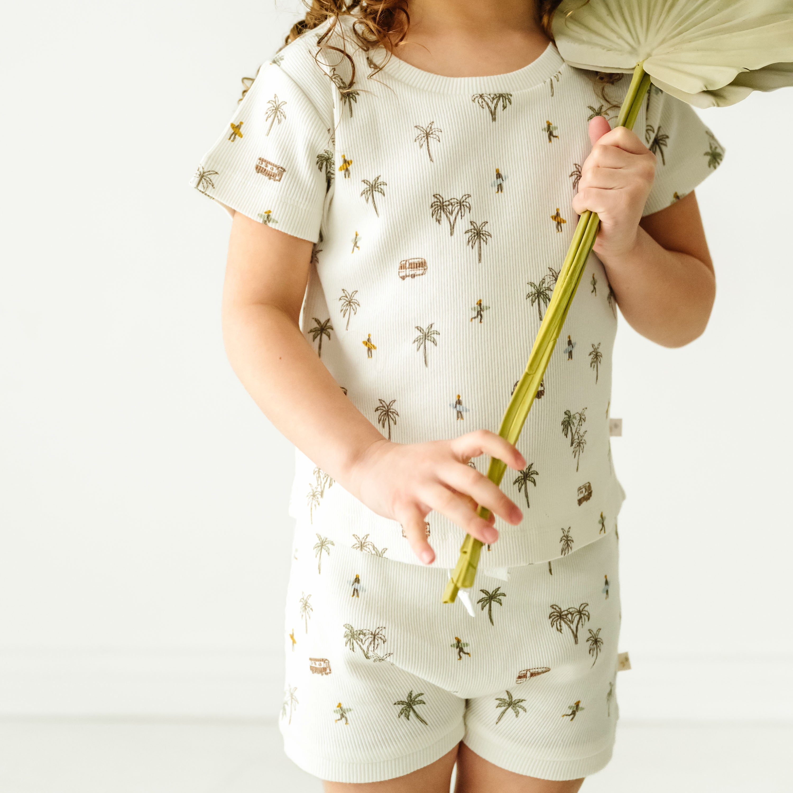 Organic Baby Toddler Tee and  Shorties Set - Malibu Makemake Organics   