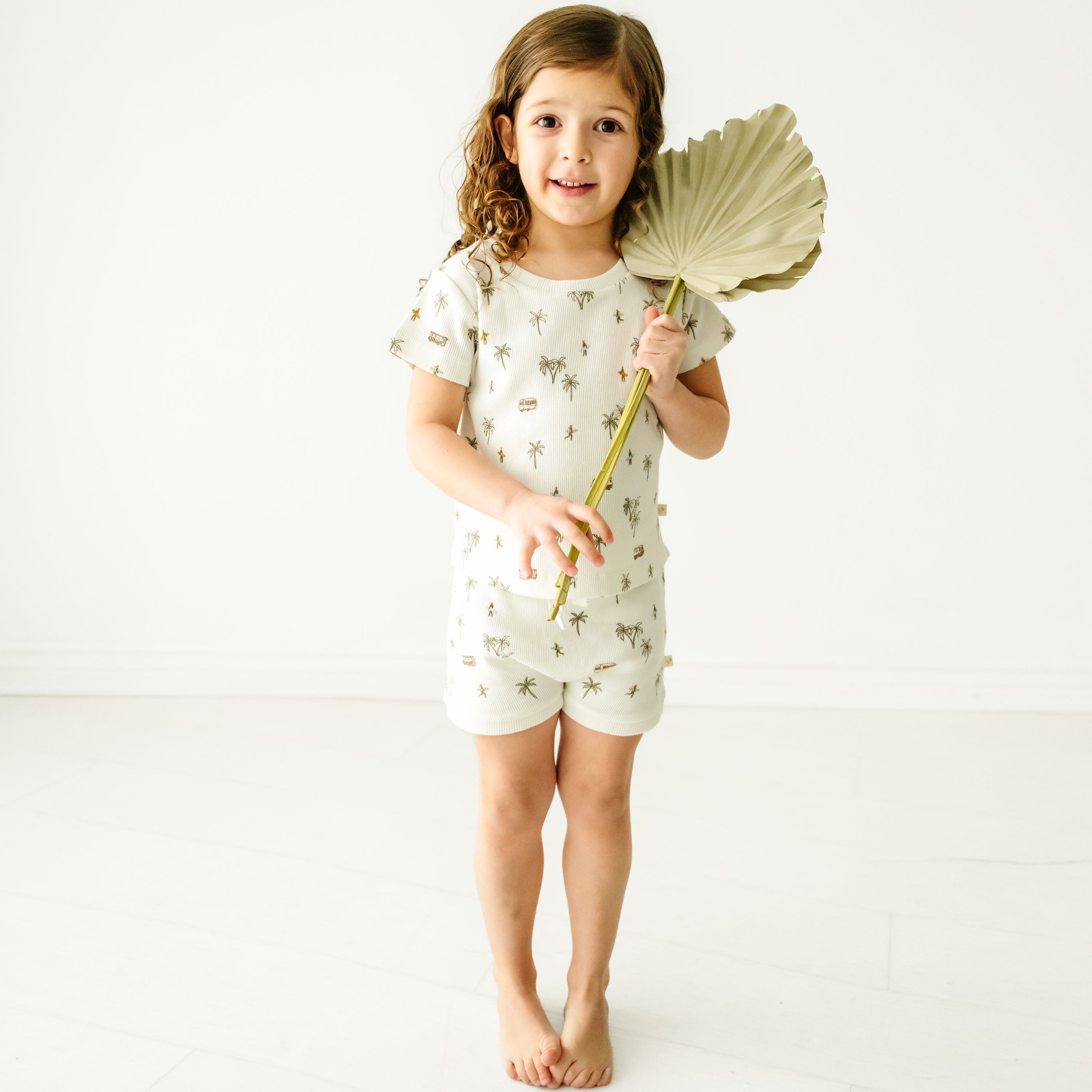 Organic Baby Toddler Tee and  Shorties Set - Malibu Makemake Organics   