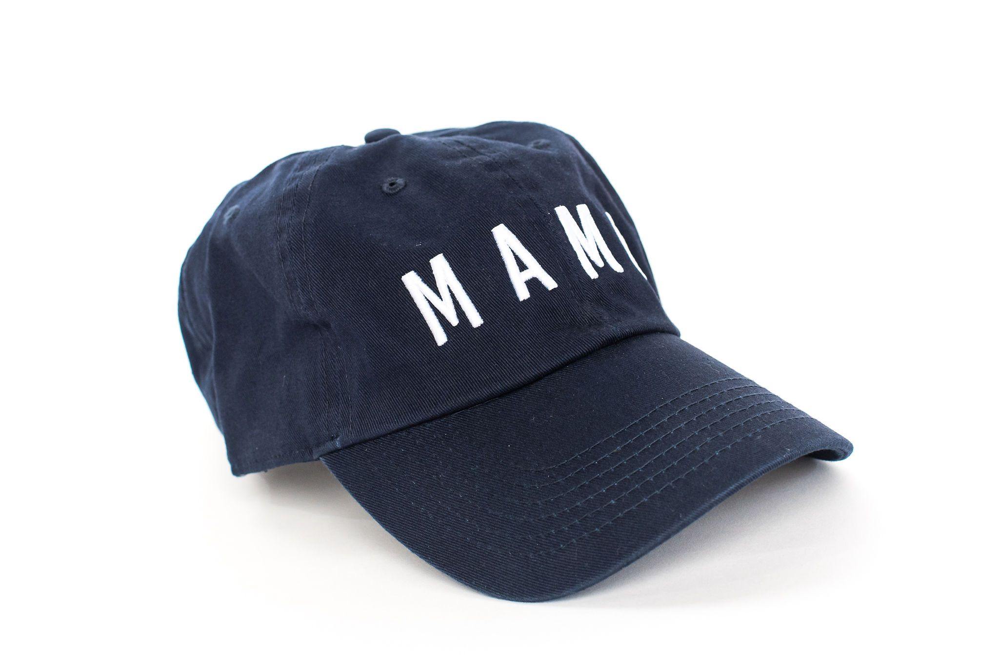 Navy Blue Mama Hat RTZ   