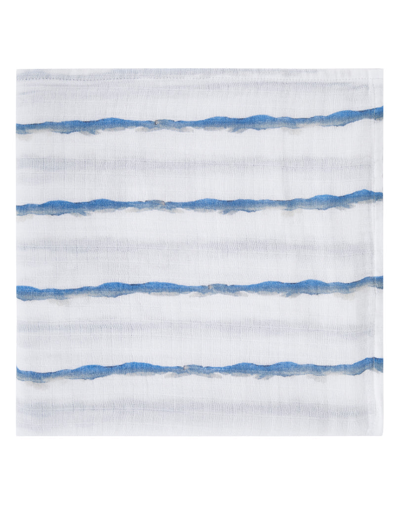 Organic Swaddle - Ocean Malabar Baby   