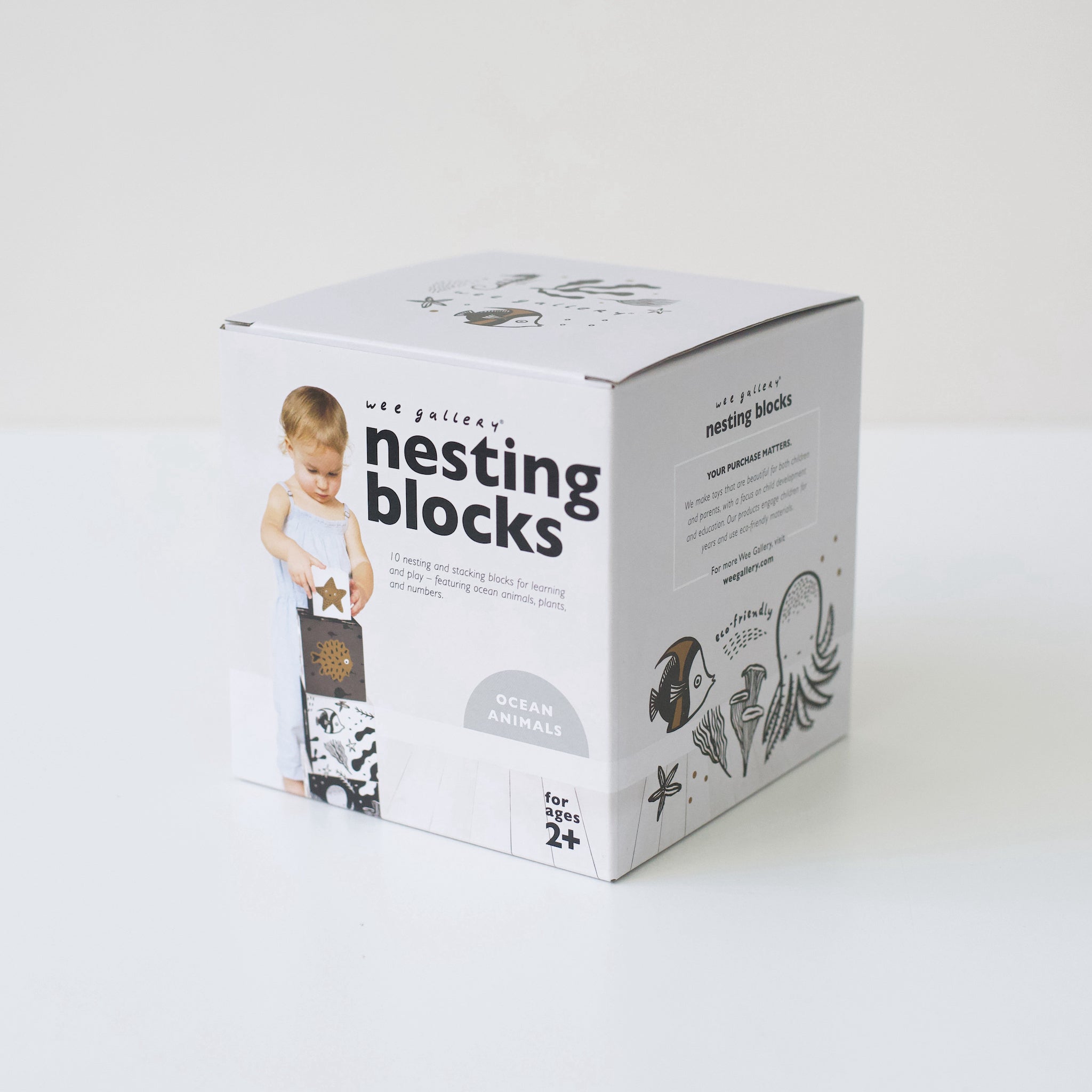 Nesting Blocks - Ocean Animals Leo Paper   