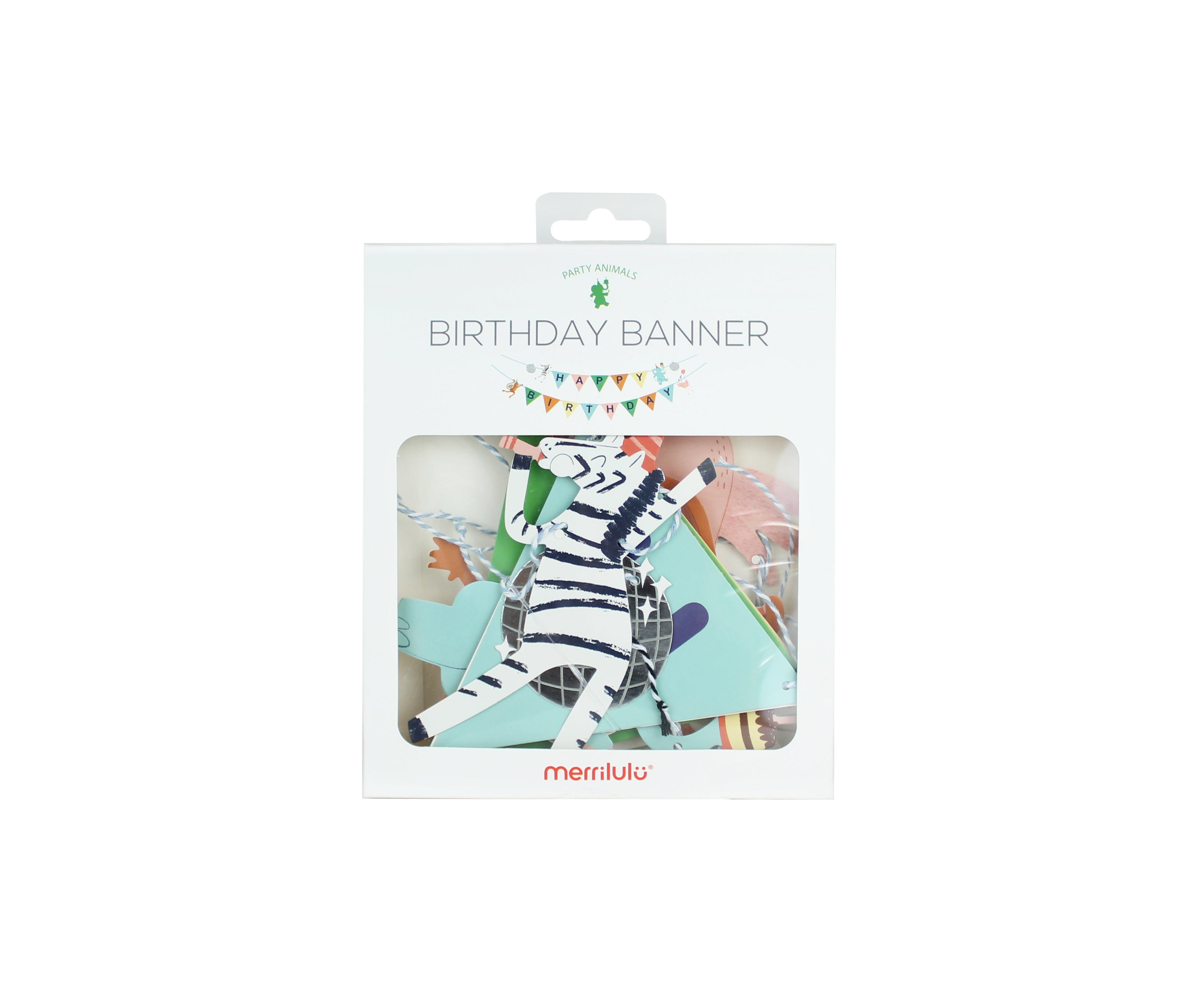 Party Animals - Happy Birthday Banner Merrilulu   