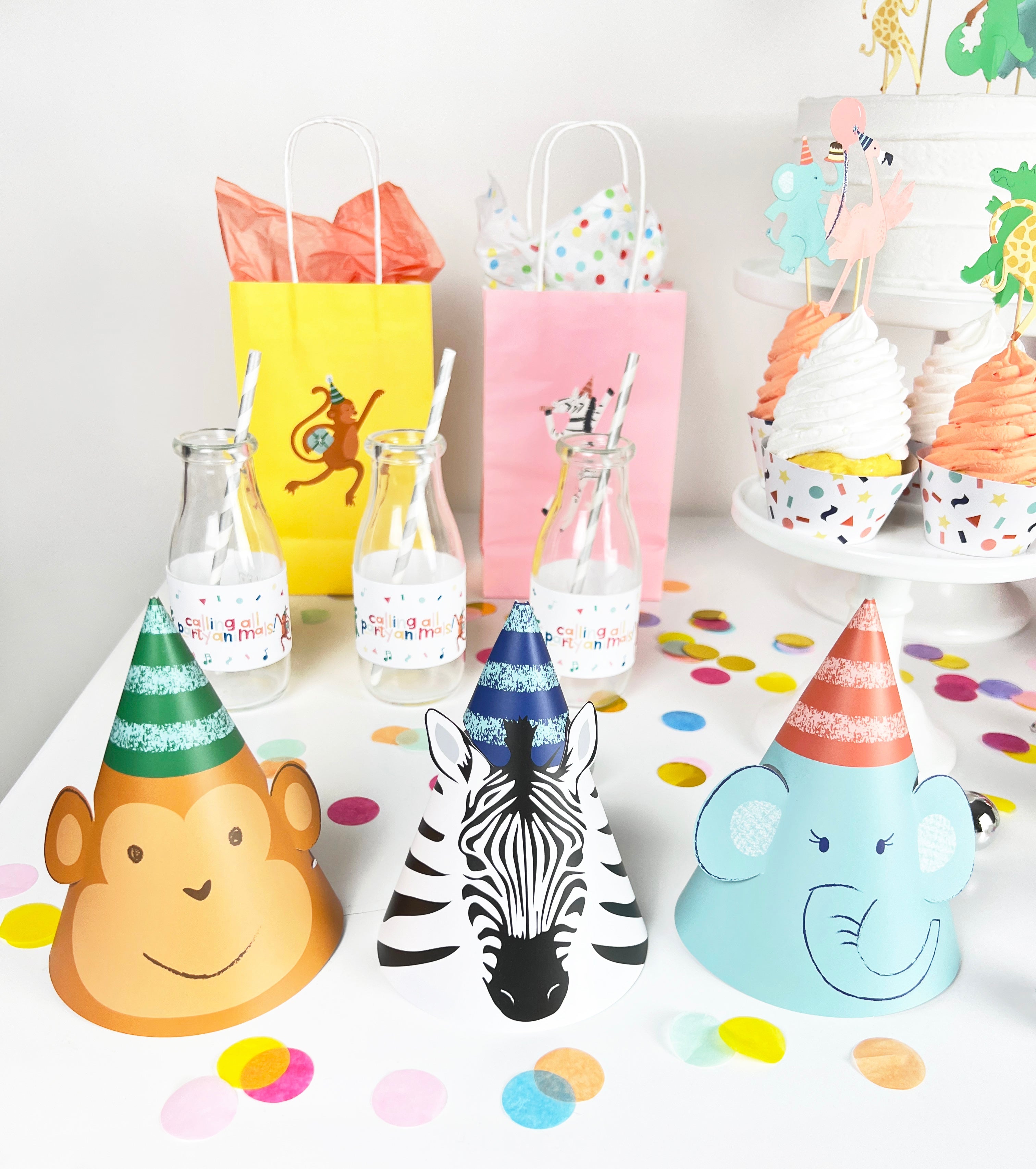 Party Animals - Party Hats, 12 Ct Merrilulu   