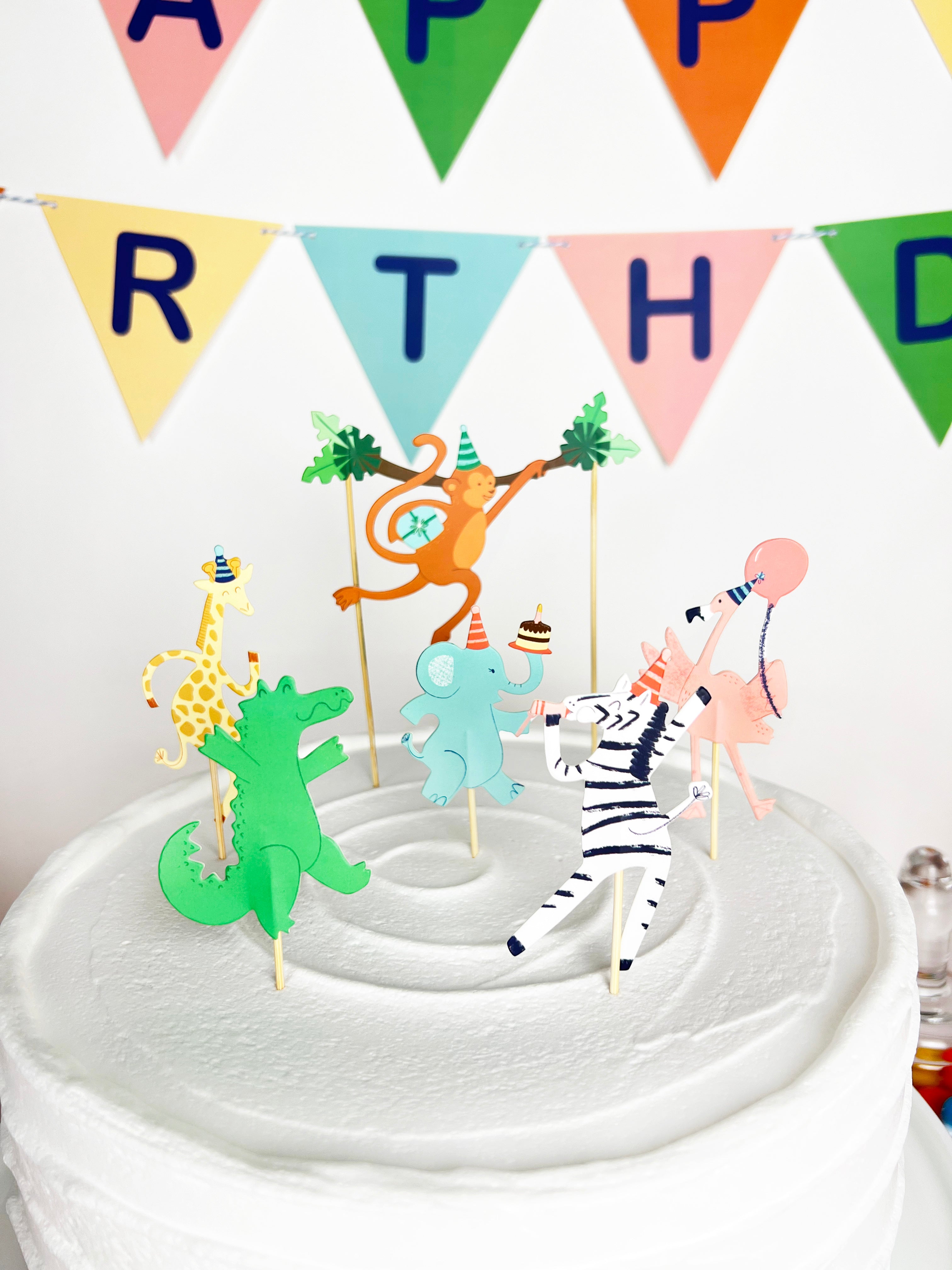 Party Animals - Cupcake Toppers & Wrappers, 12 Ct Merrilulu   