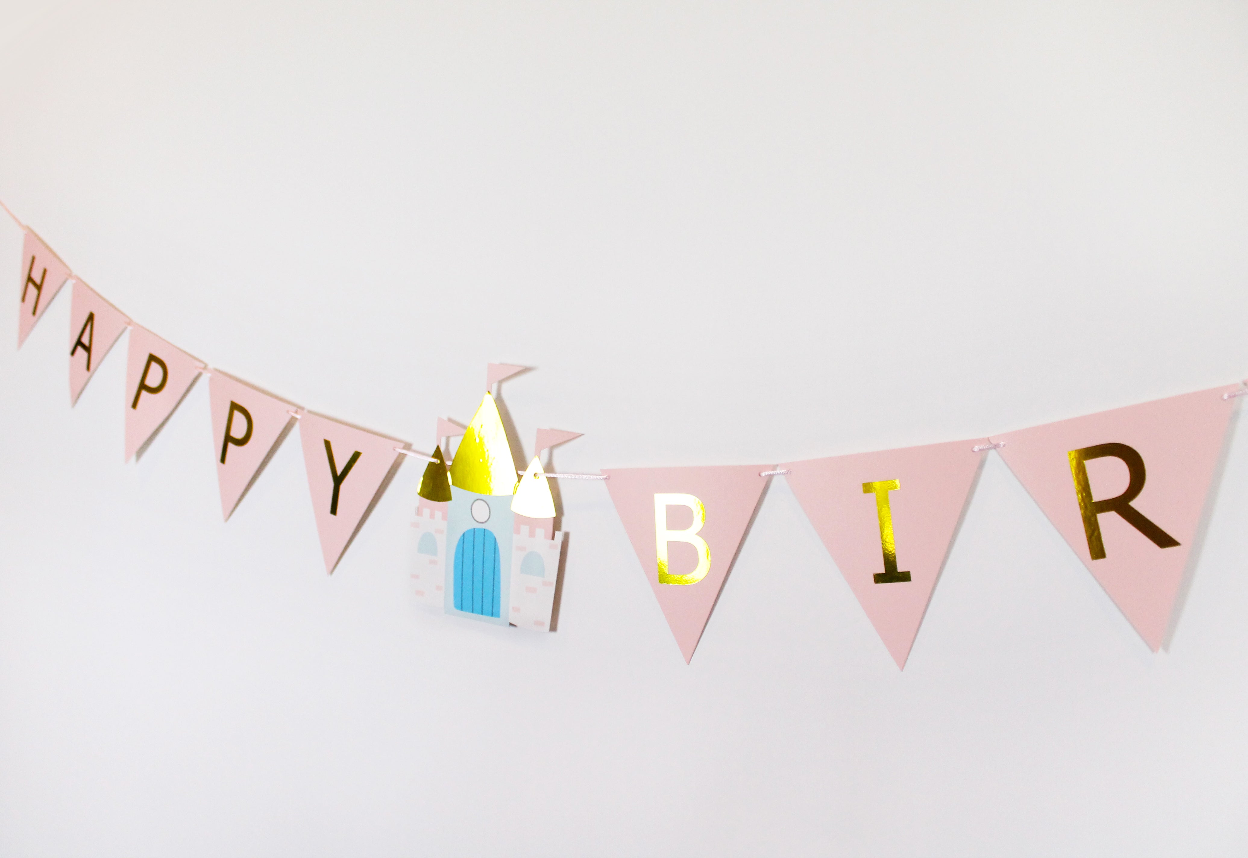 Pretty Princess - Birthday Banner Merrilulu   