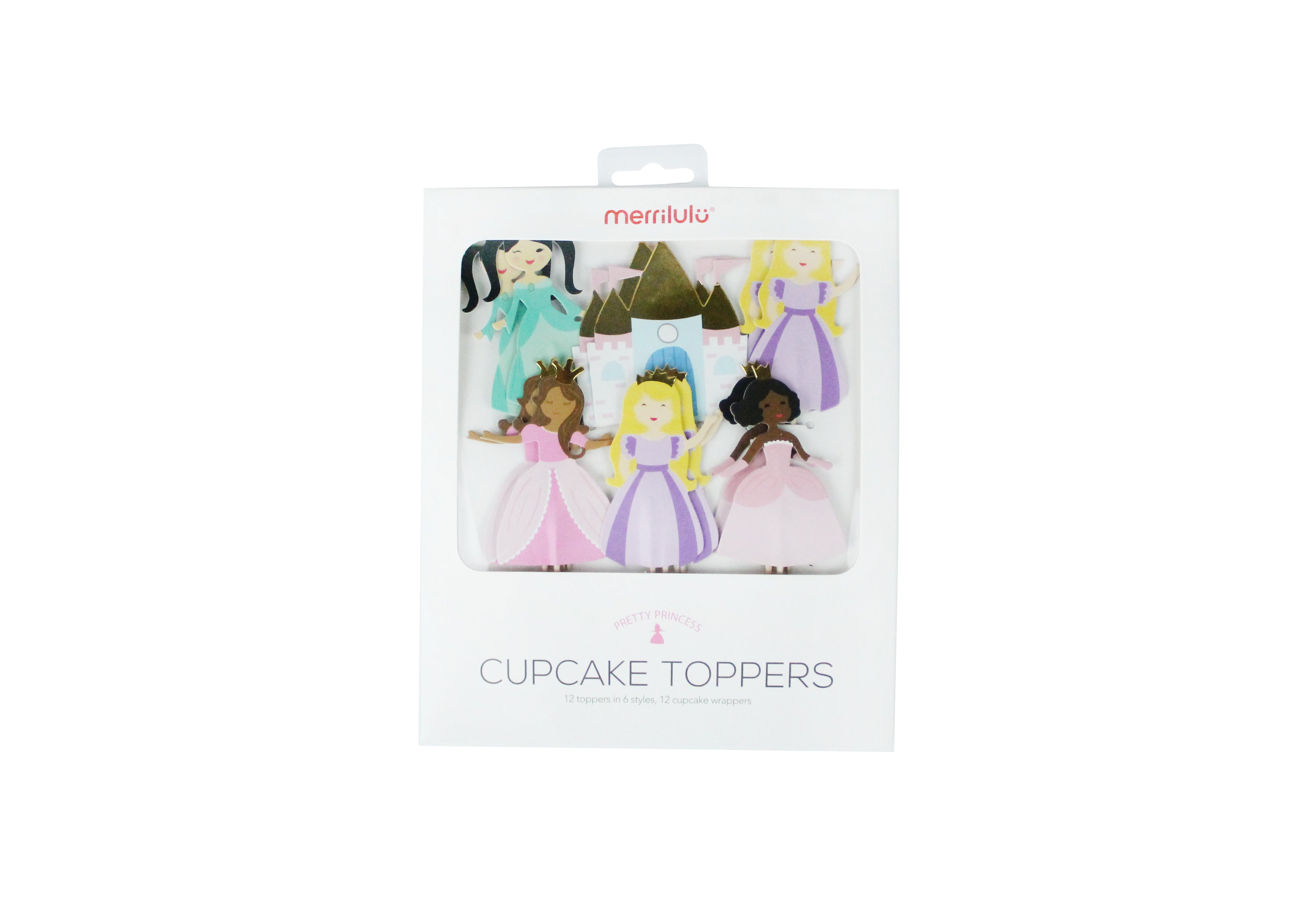 Pretty Princess - Cupcake Toppers & Wrappers, 12 Ct Merrilulu   