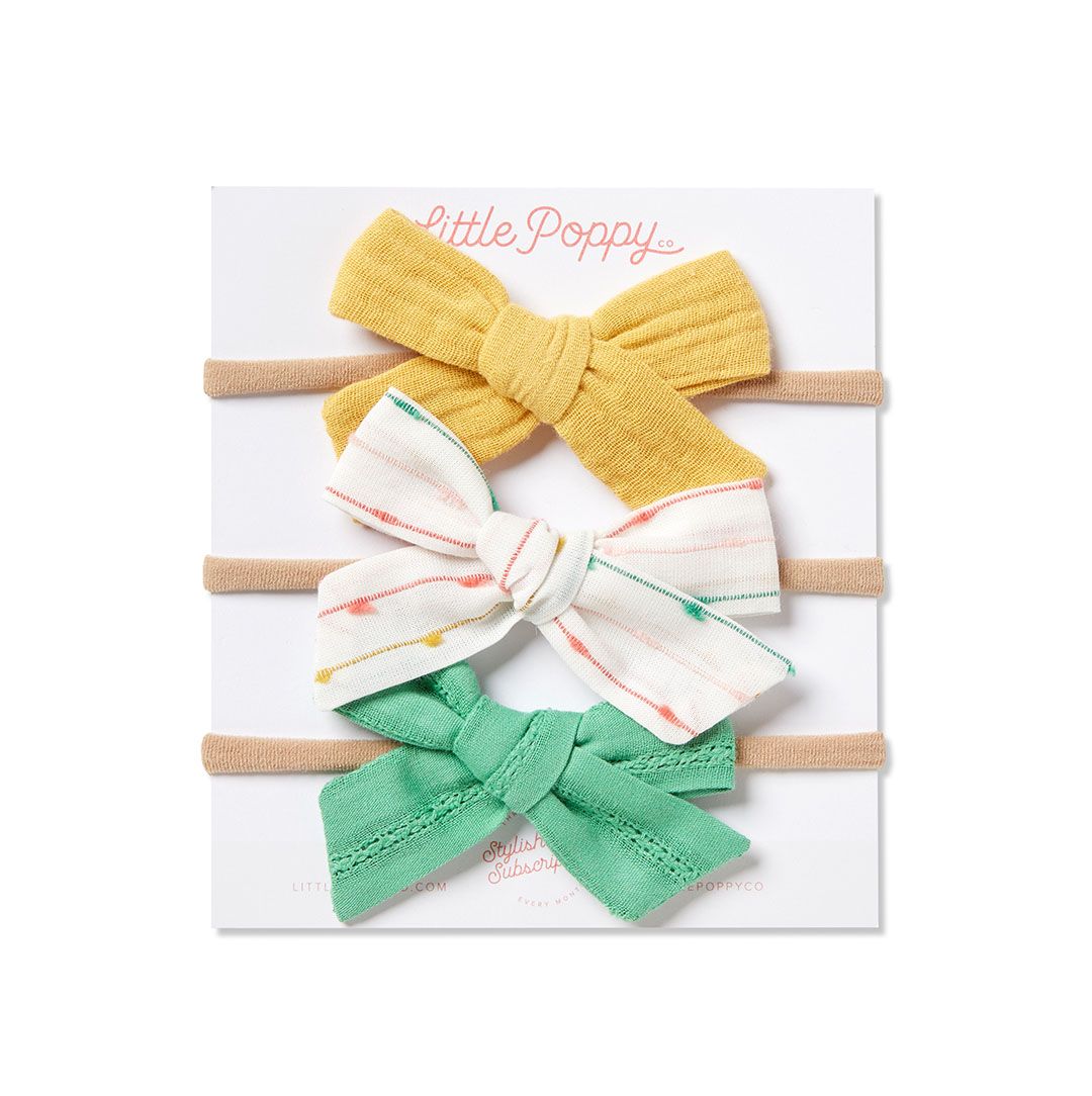 The Lou Headband Bow Set Little Poppy Co.   