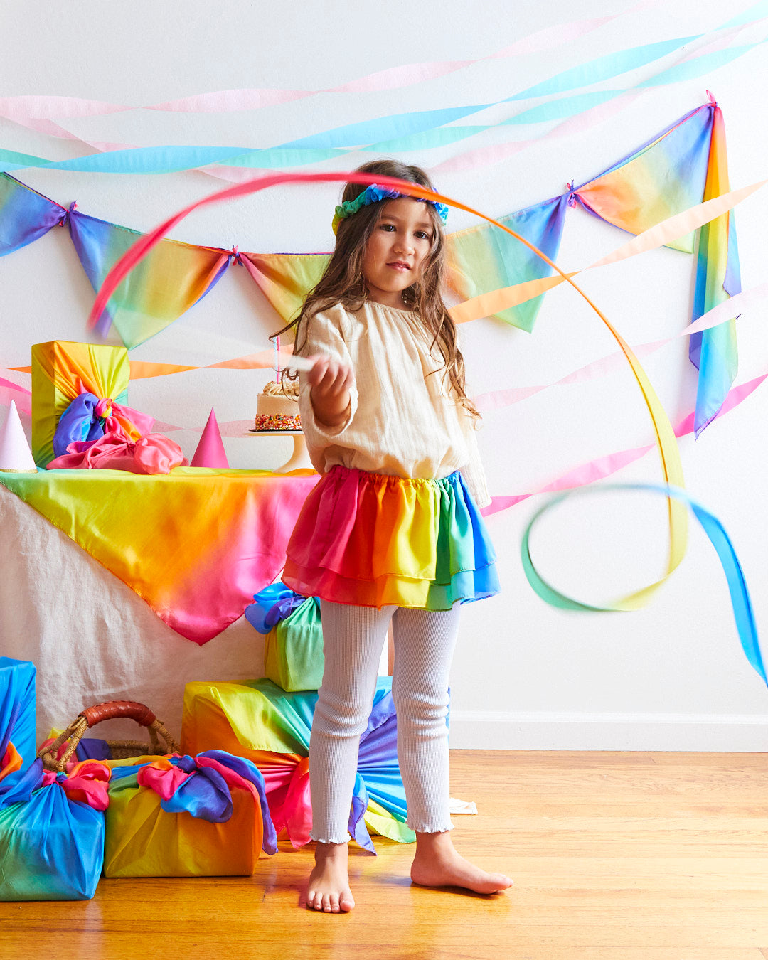 Rainbow Streamer Party Pack Sarah's Silks   